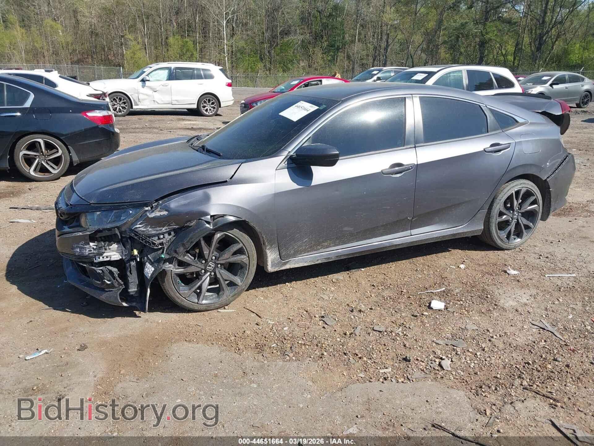 2021 HONDA CIVIC - VIN: 2HGFC2F83MH512672 - Фото 2