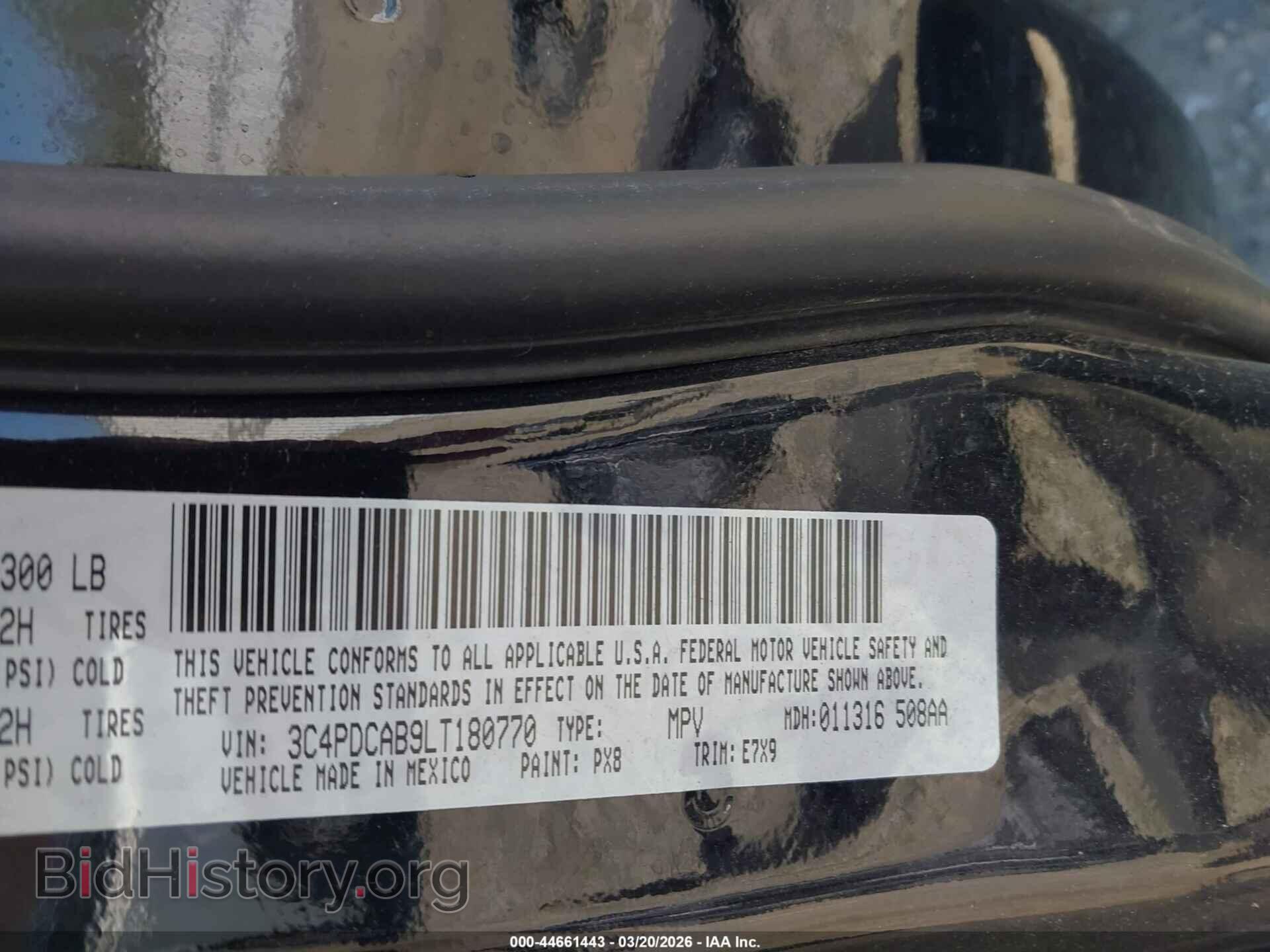 2020 DODGE JOURNEY - VIN: 3C4PDCAB9LT180770 - Фото 9