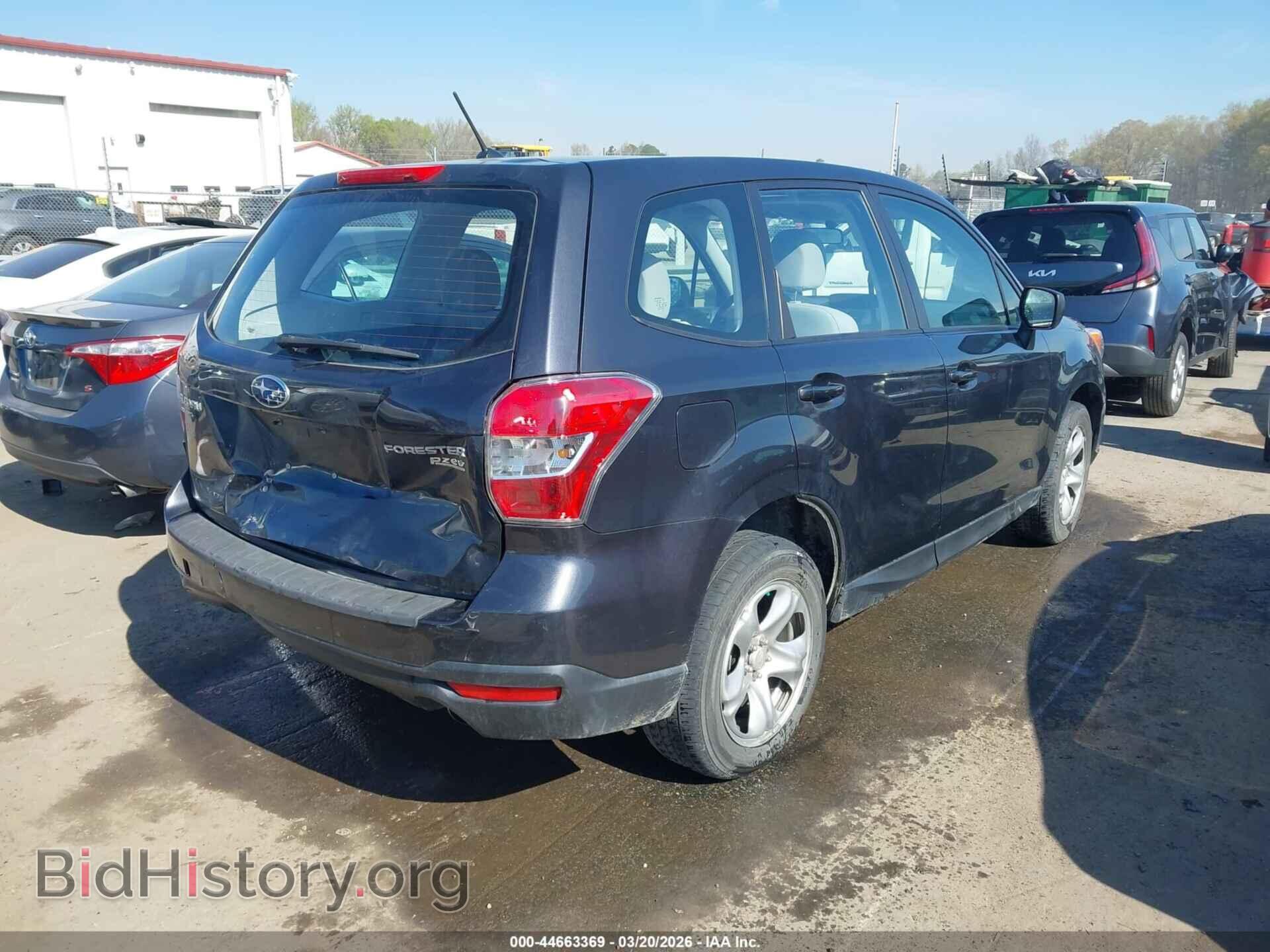2014 SUBARU FORESTER - VIN: JF2SJAAC1EH441585 - Фото 4