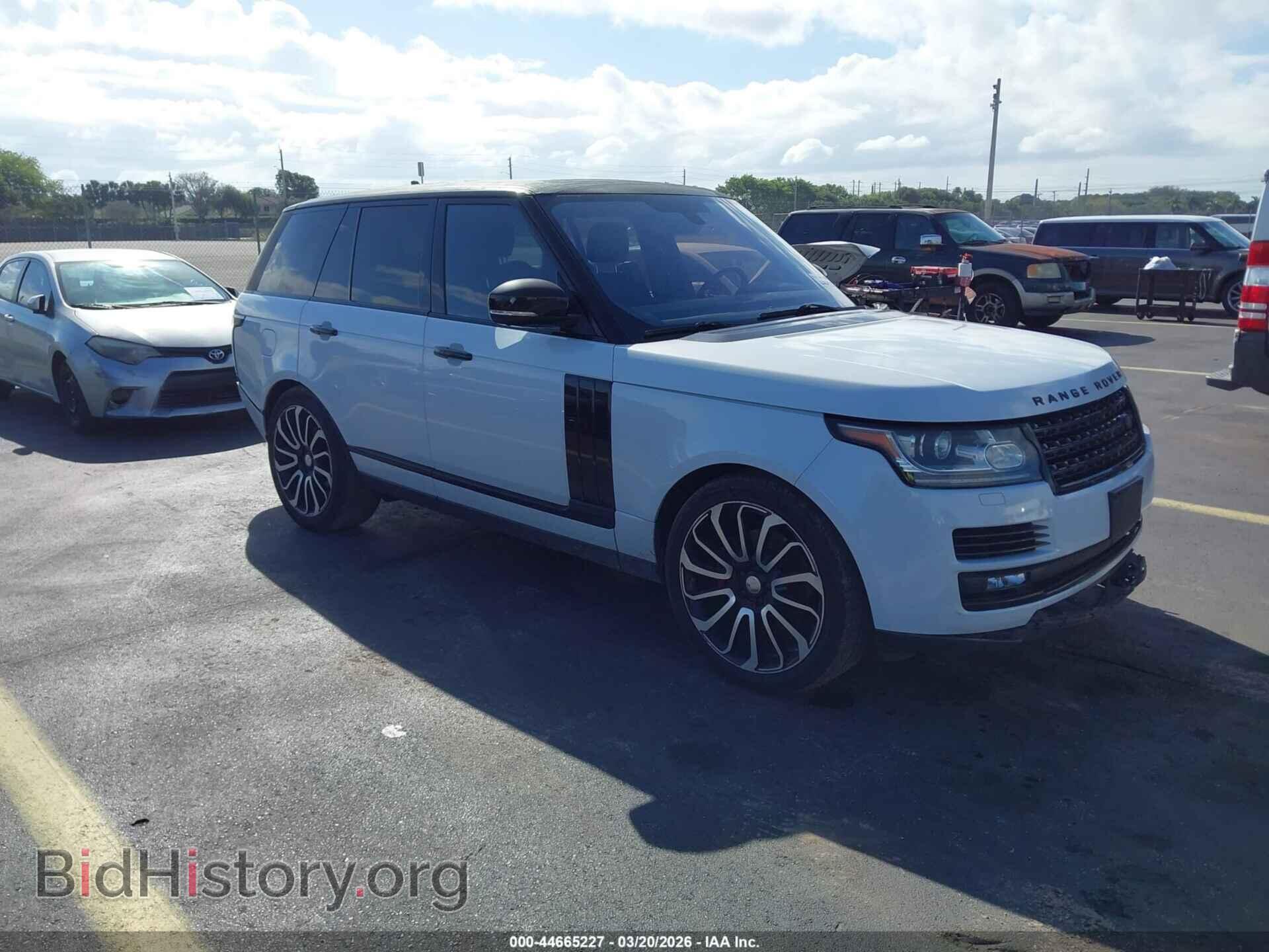 Photo SALGS2KF0GA247179 - LAND ROVER RANGE ROVER 2016