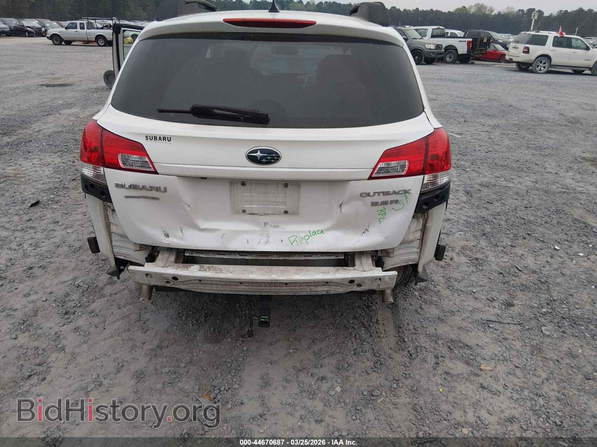 2011 SUBARU OUTBACK - VIN: 4S4BRDLC2B2347442 - Фото 6