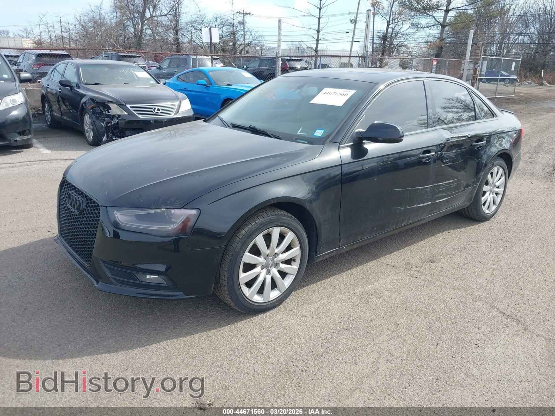 2013 AUDI A4 - VIN: WAUBFAFL2DN032209 - Фото 2