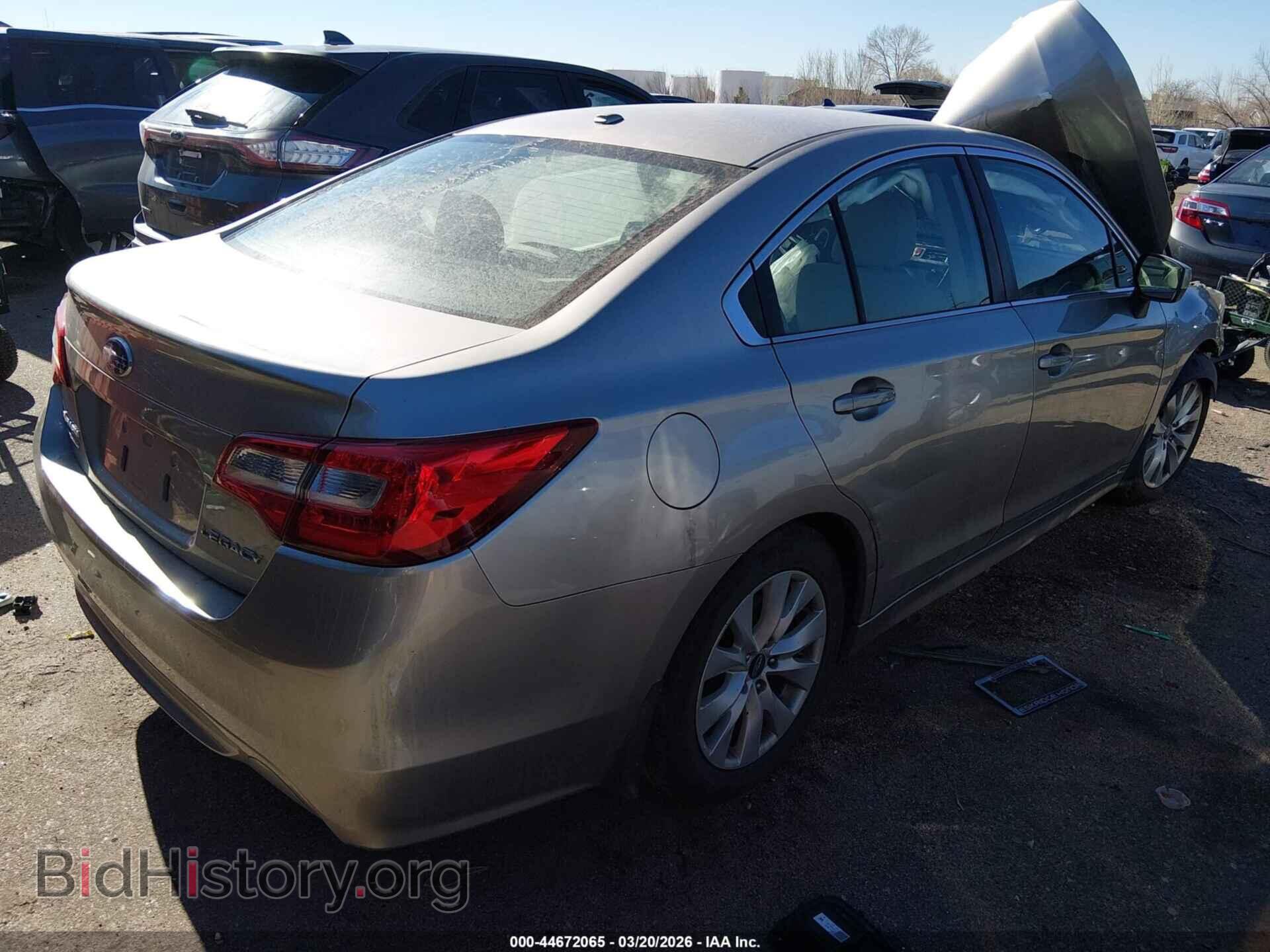 2015 SUBARU LEGACY - VIN: 4S3BNBC63F3072727 - Фото 4