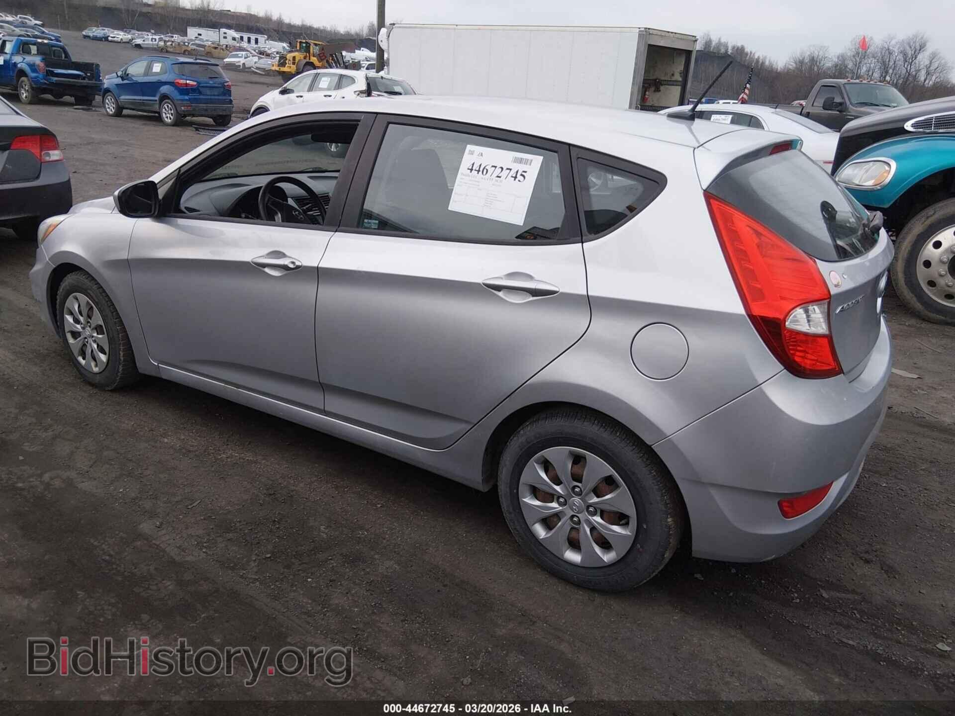 2015 HYUNDAI ACCENT - VIN: KMHCT5AEXFU203289 - Фото 3
