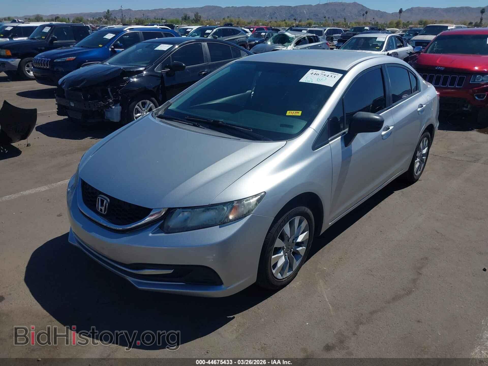2014 HONDA CIVIC - VIN: 19XFB2F56EE016236 - Photo 2