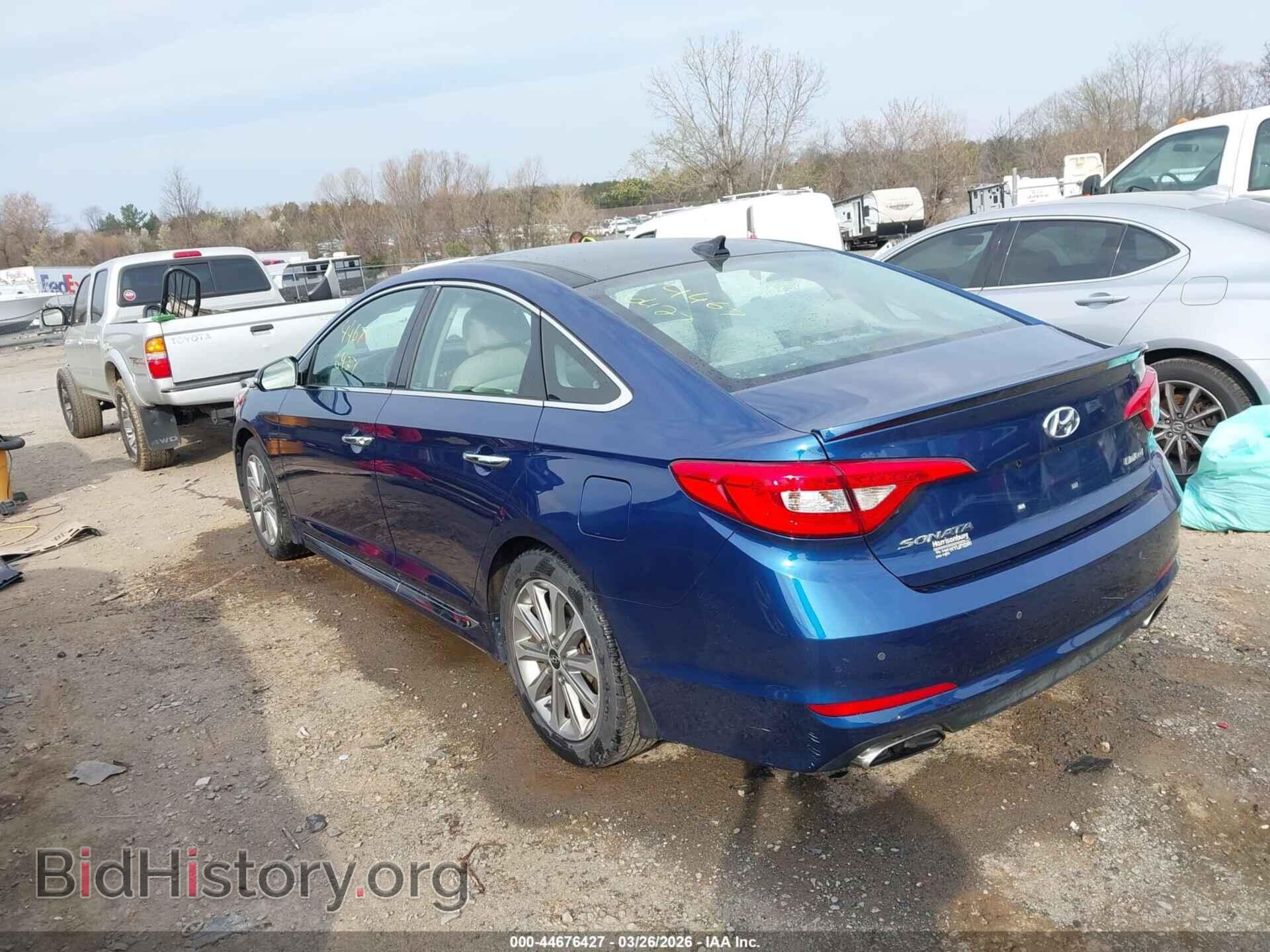 2016 HYUNDAI SONATA - VIN: 5NPE34AF8GH368589 - Photo 3