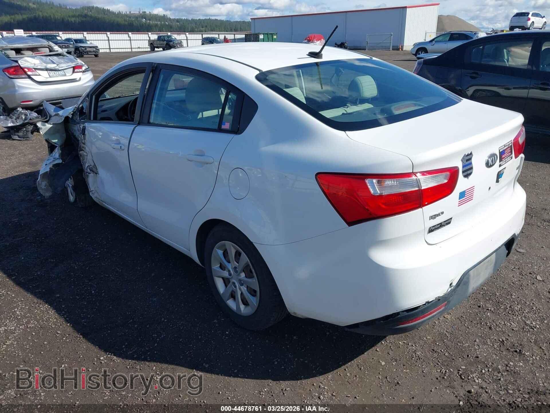 2013 KIA RIO - VIN: KNADM4A32D6231505 - Photo 3