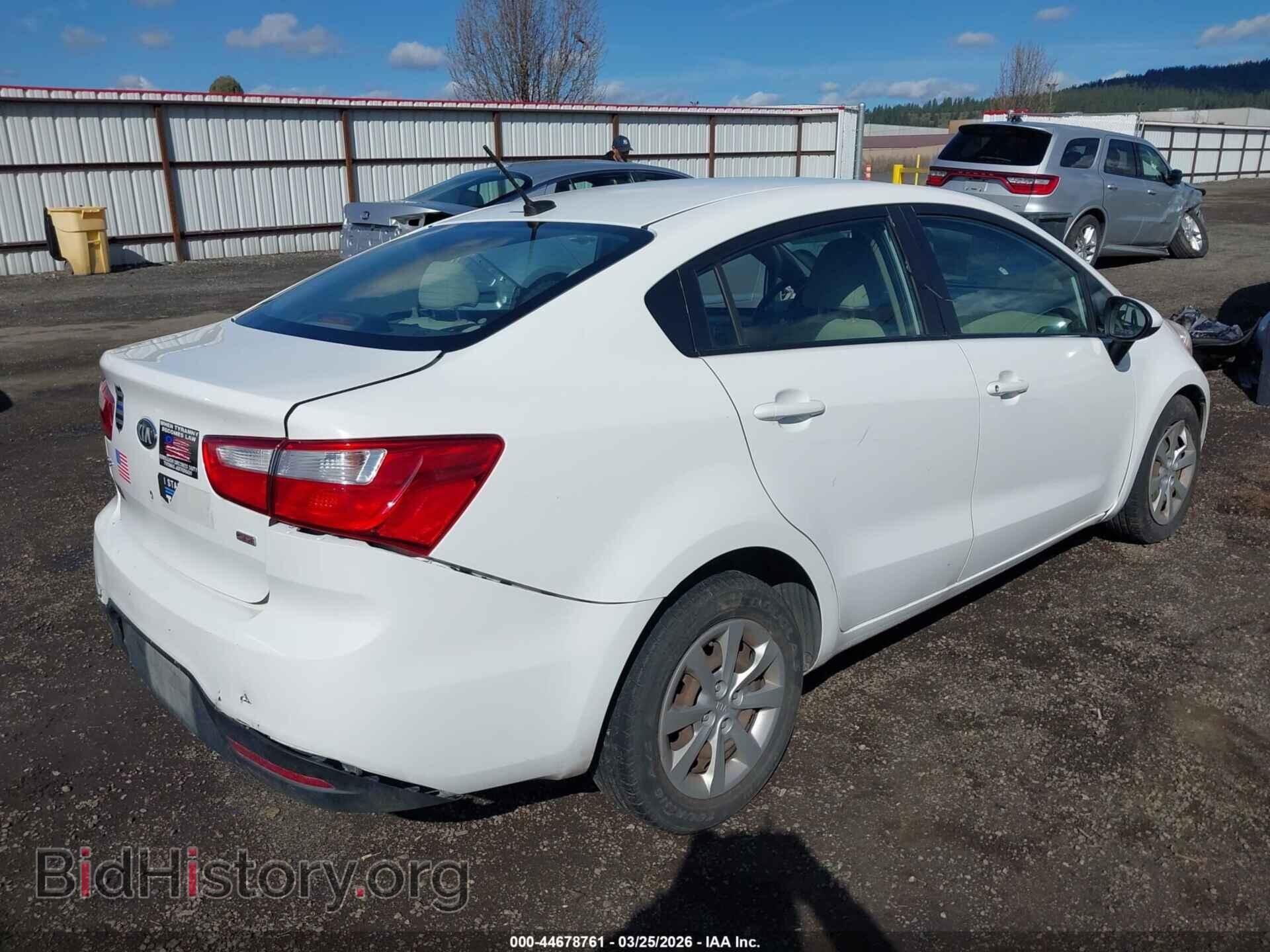 2013 KIA RIO - VIN: KNADM4A32D6231505 - Photo 4