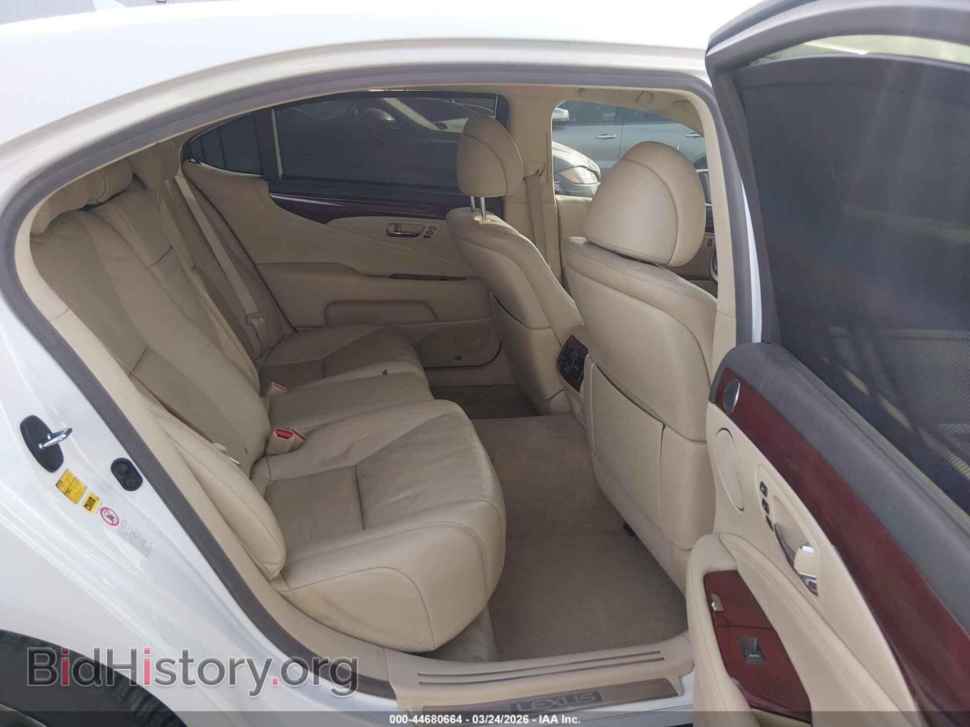 2010 LEXUS LS 460 - VIN: JTHDL1EF9A5002103 - Фото 8