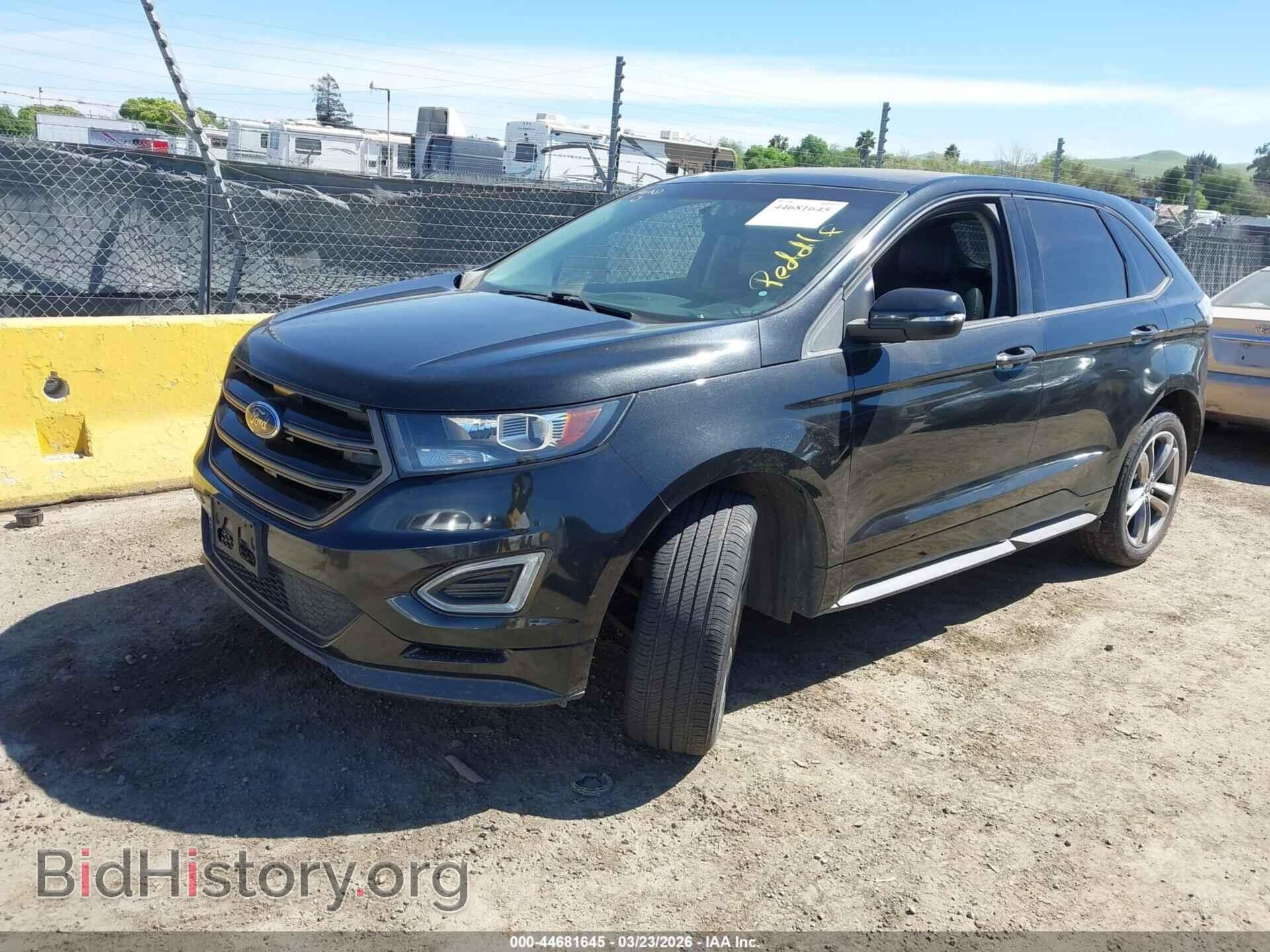 2015 FORD EDGE - VIN: 2FMTK4AP2FBB42489 - Фото 2