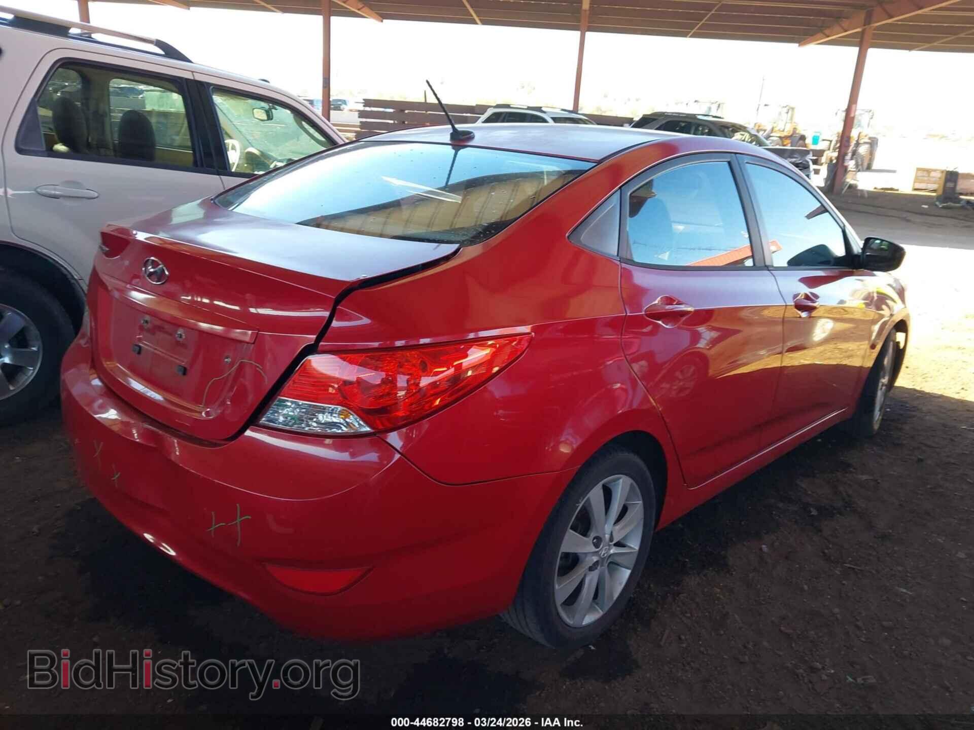 2012 HYUNDAI ACCENT - VIN: KMHCU4AE1CU077052 - Фото 4