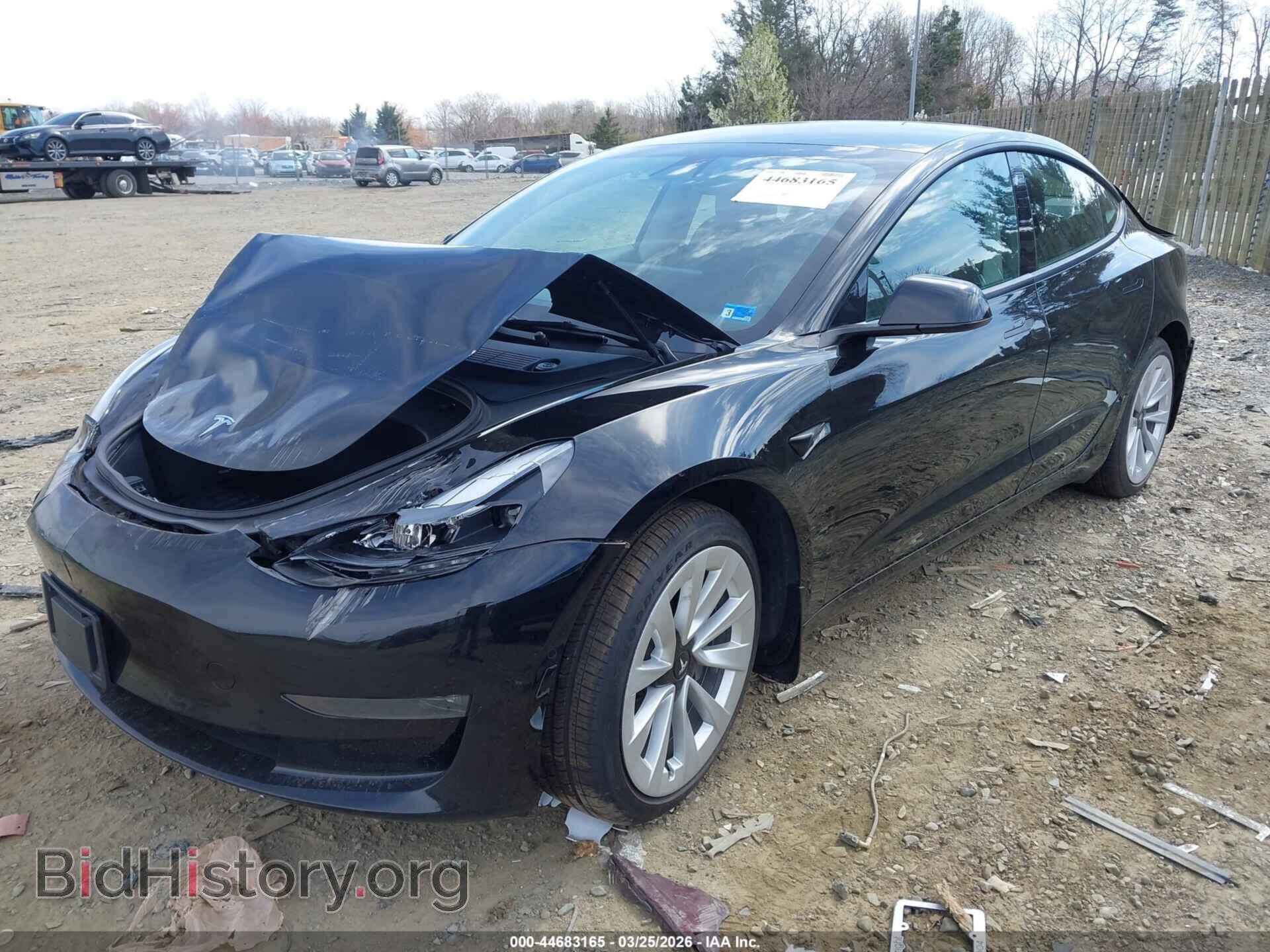 2022 TESLA MODEL 3 - VIN: 5YJ3E1EB8NF121169 - Фото 2