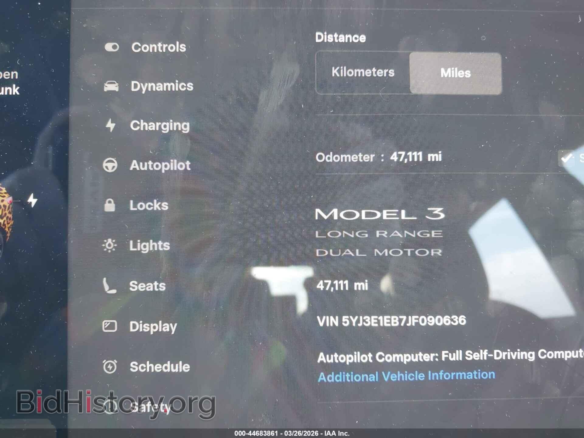 2018 TESLA MODEL 3 - VIN: 5YJ3E1EB7JF090636 - Photo 7