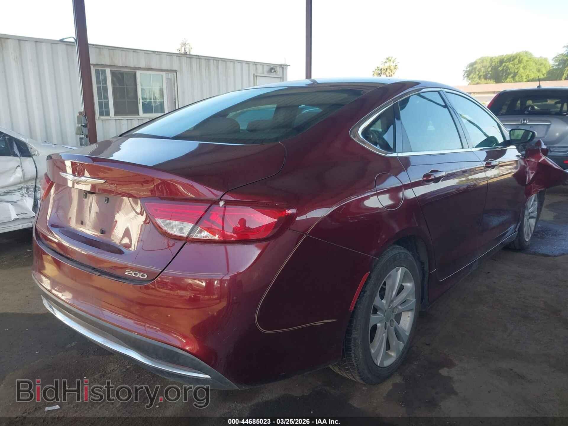 2016 CHRYSLER 200 - VIN: 1C3CCCAB0GN124258 - Фото 4