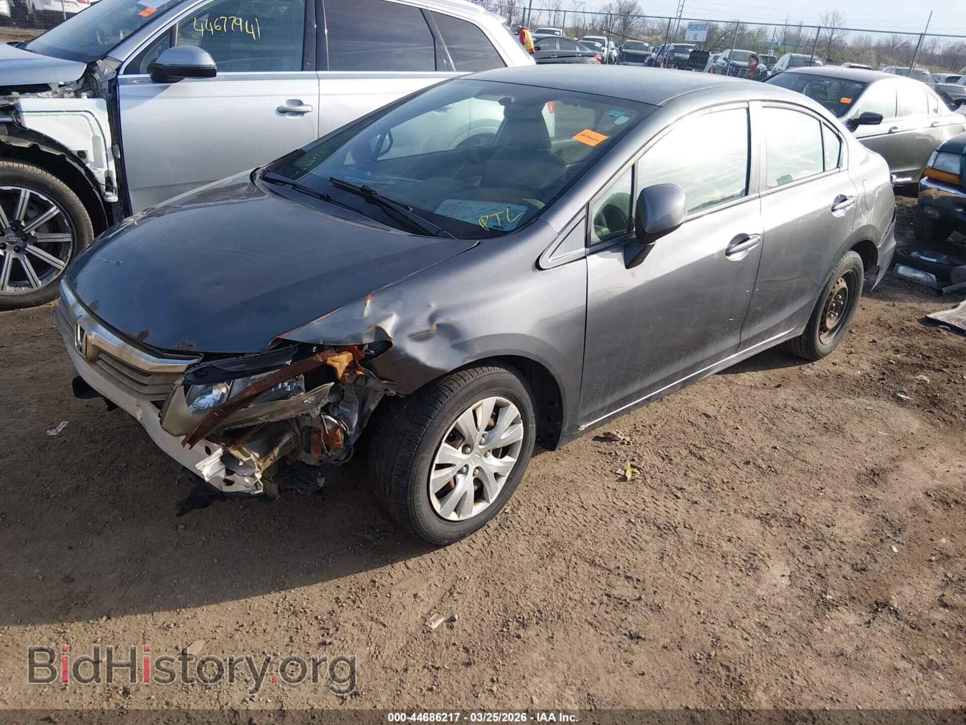 2012 HONDA CIVIC - VIN: 19XFB2F55CE016175 - Фото 2