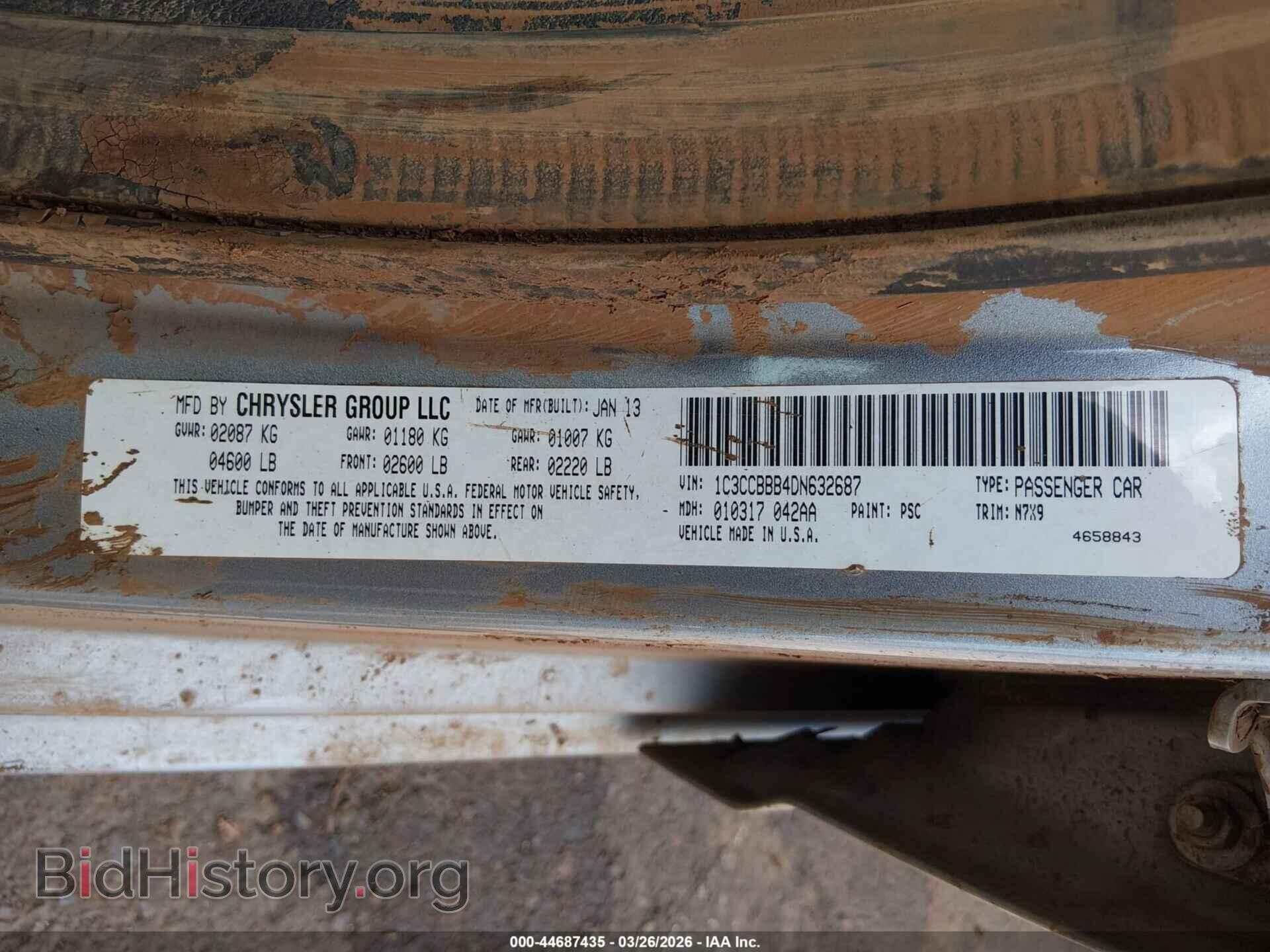 2013 CHRYSLER 200 - VIN: 1C3CCBBB4DN632687 - Photo 9