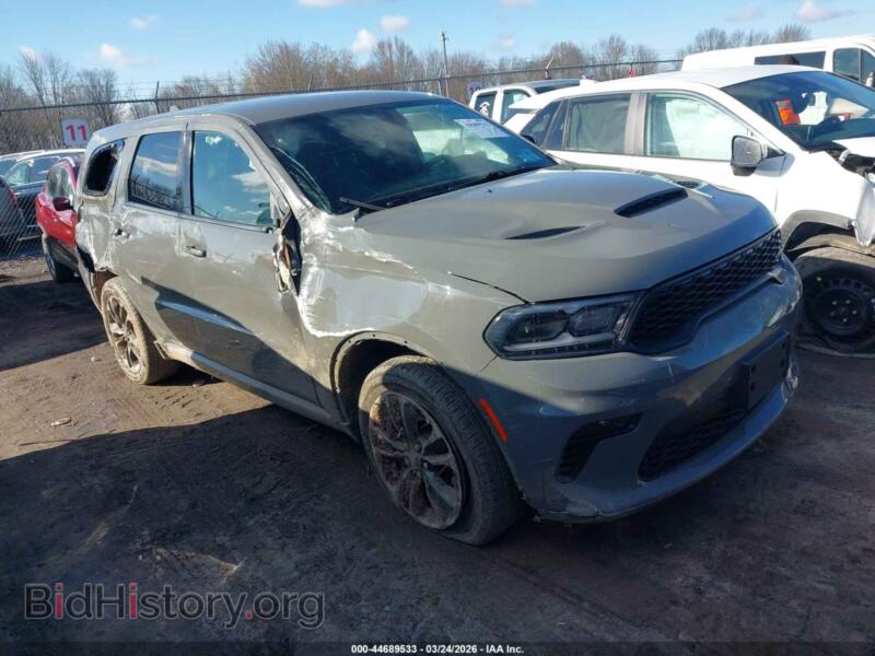 2021 Dodge DURANGO GT Plus AWD (VIN 1C4RDJDG9MC579020) — фото 1 из 16, IAAI, повреждение: правый бок