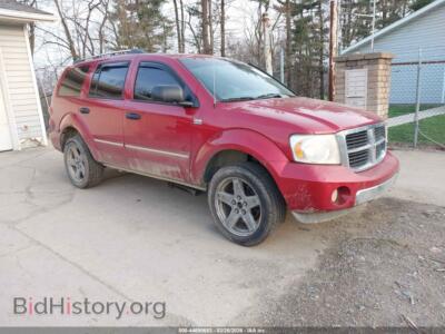 2007 Dodge DURANGO Limited, красный — VIN 1D8HB58247F549225, IAAI