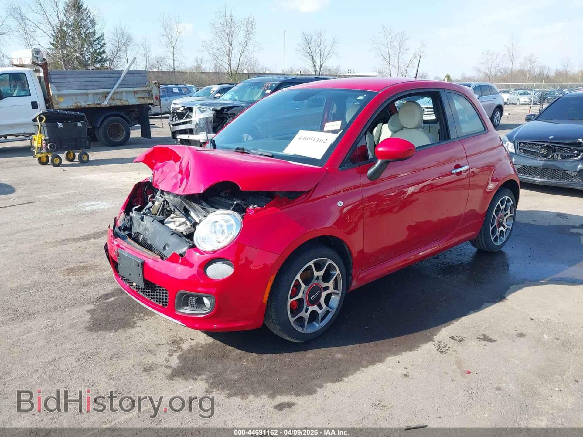 2015 FIAT 500 - VIN: 3C3CFFBRXFT756784 - Фото 2