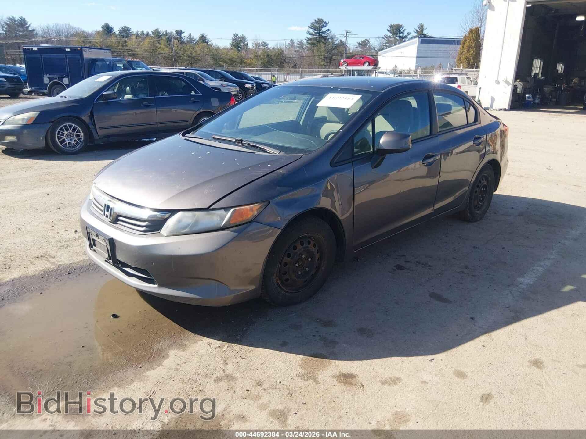 2012 HONDA CIVIC - VIN: 19XFB2F52CE043477 - Фото 2