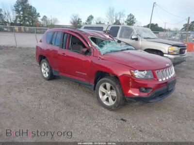 2014 Jeep COMPASS Latitude, red — VIN 1C4NJCEA6ED643314, IAAI