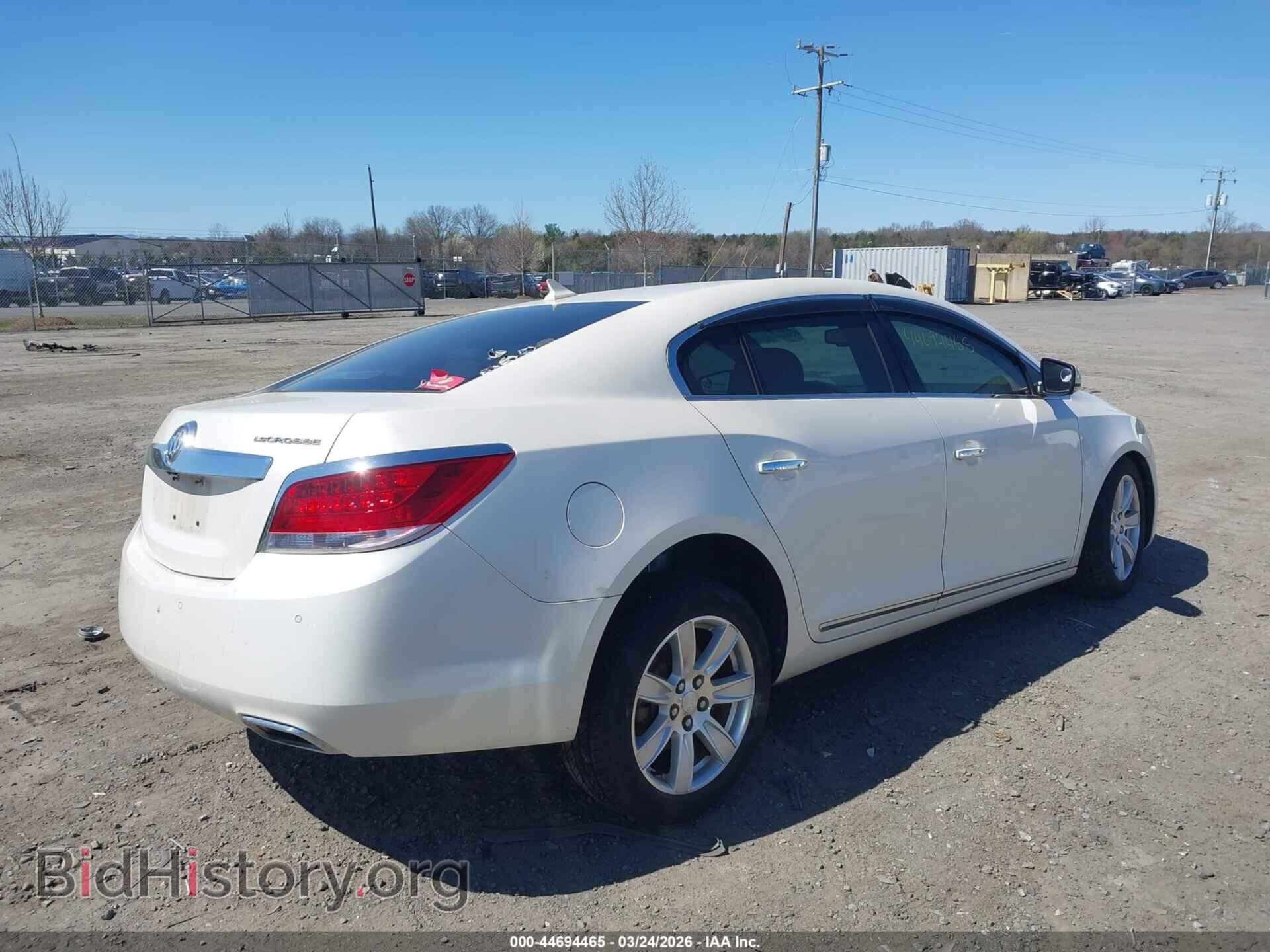 2012 BUICK LACROSSE - VIN: 1G4GD5E33CF314287 - Фото 4