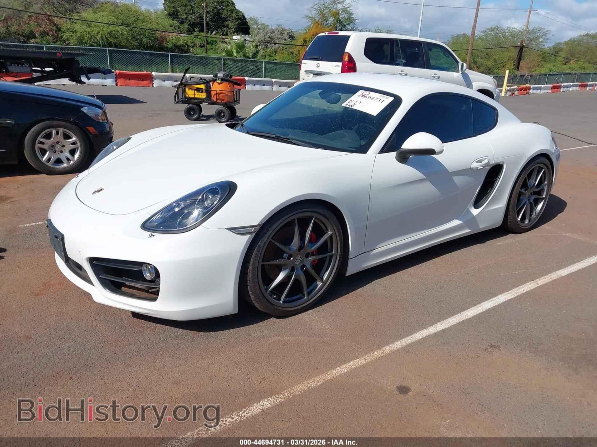 2014 PORSCHE CAYMAN - VIN: WP0AB2A87EK192348 - Фото 2