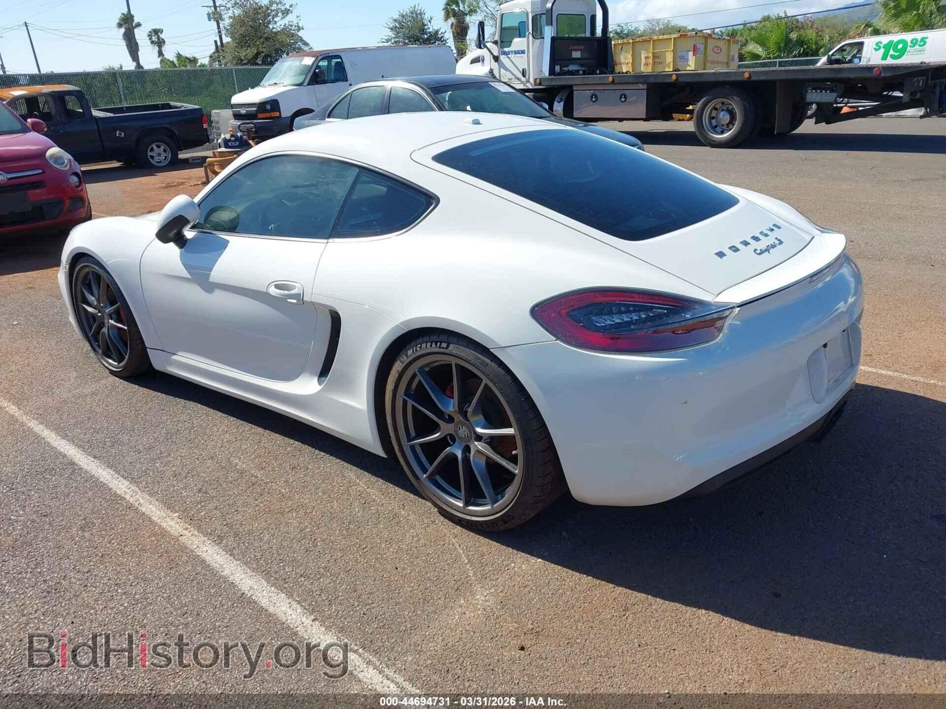 2014 PORSCHE CAYMAN - VIN: WP0AB2A87EK192348 - Фото 3
