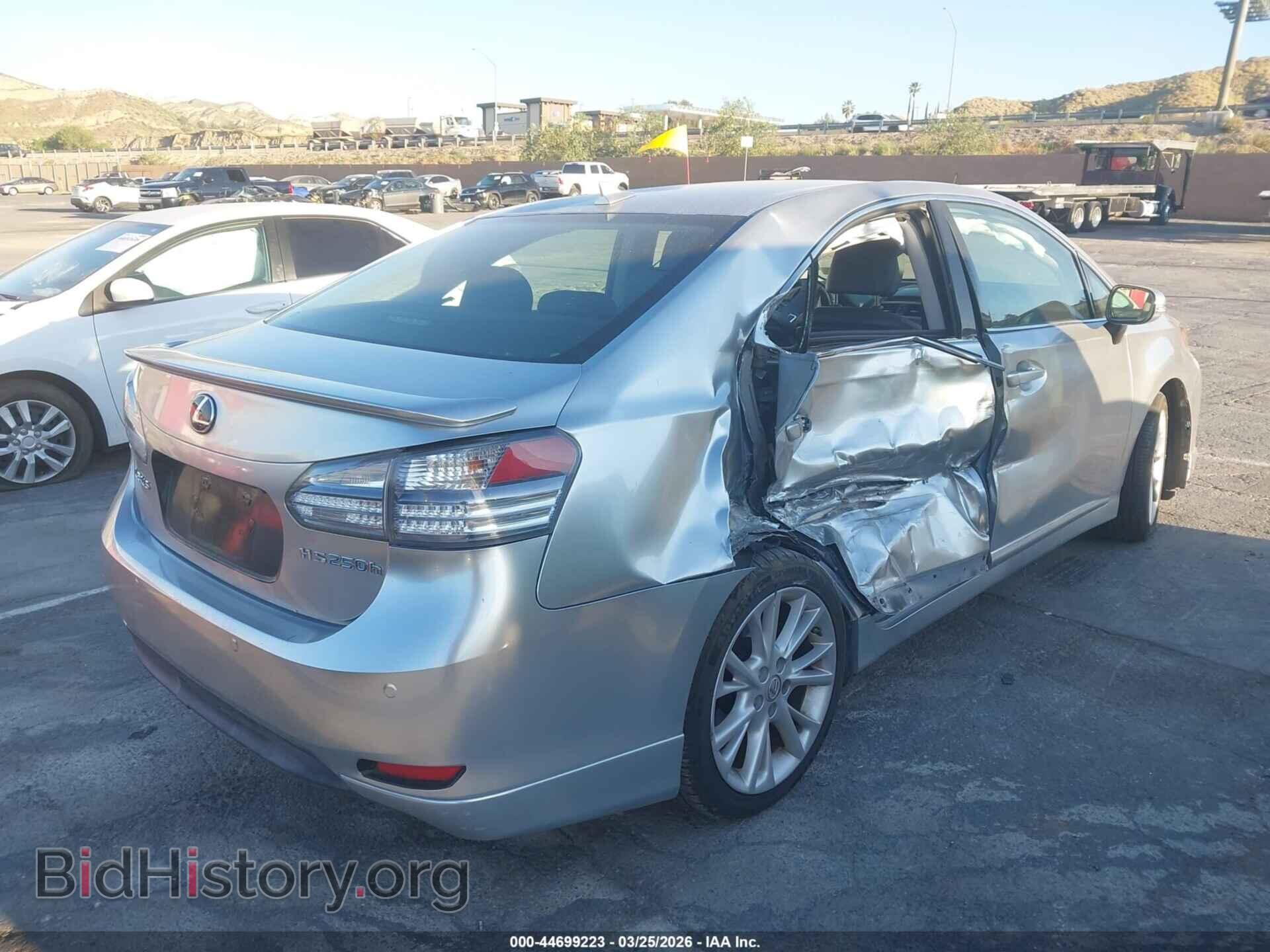 2010 LEXUS HS 250H - VIN: JTHBB1BAXA2018069 - Фото 4