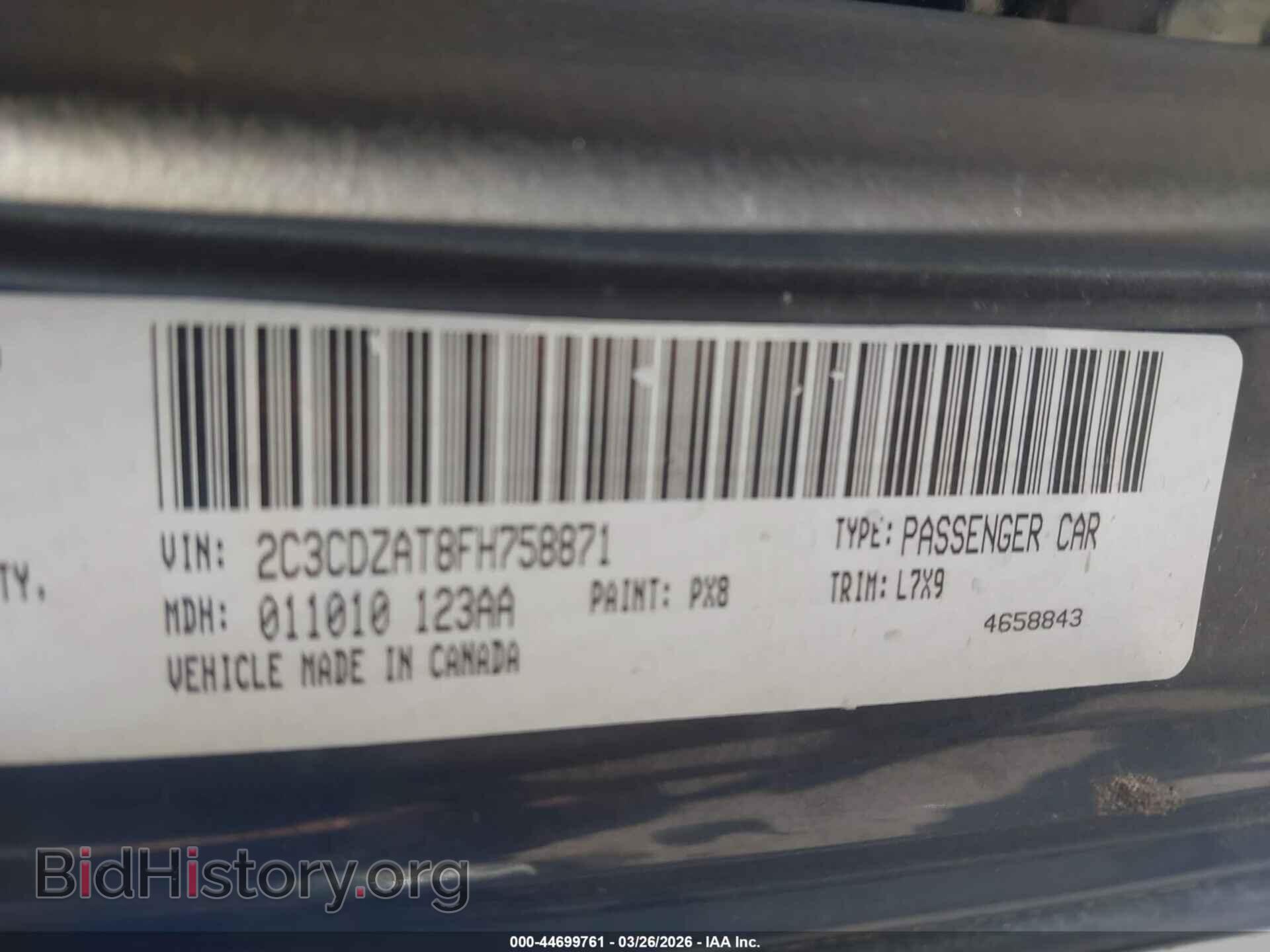 2015 DODGE CHALLENGER - VIN: 2C3CDZAT8FH758871 - Photo 9