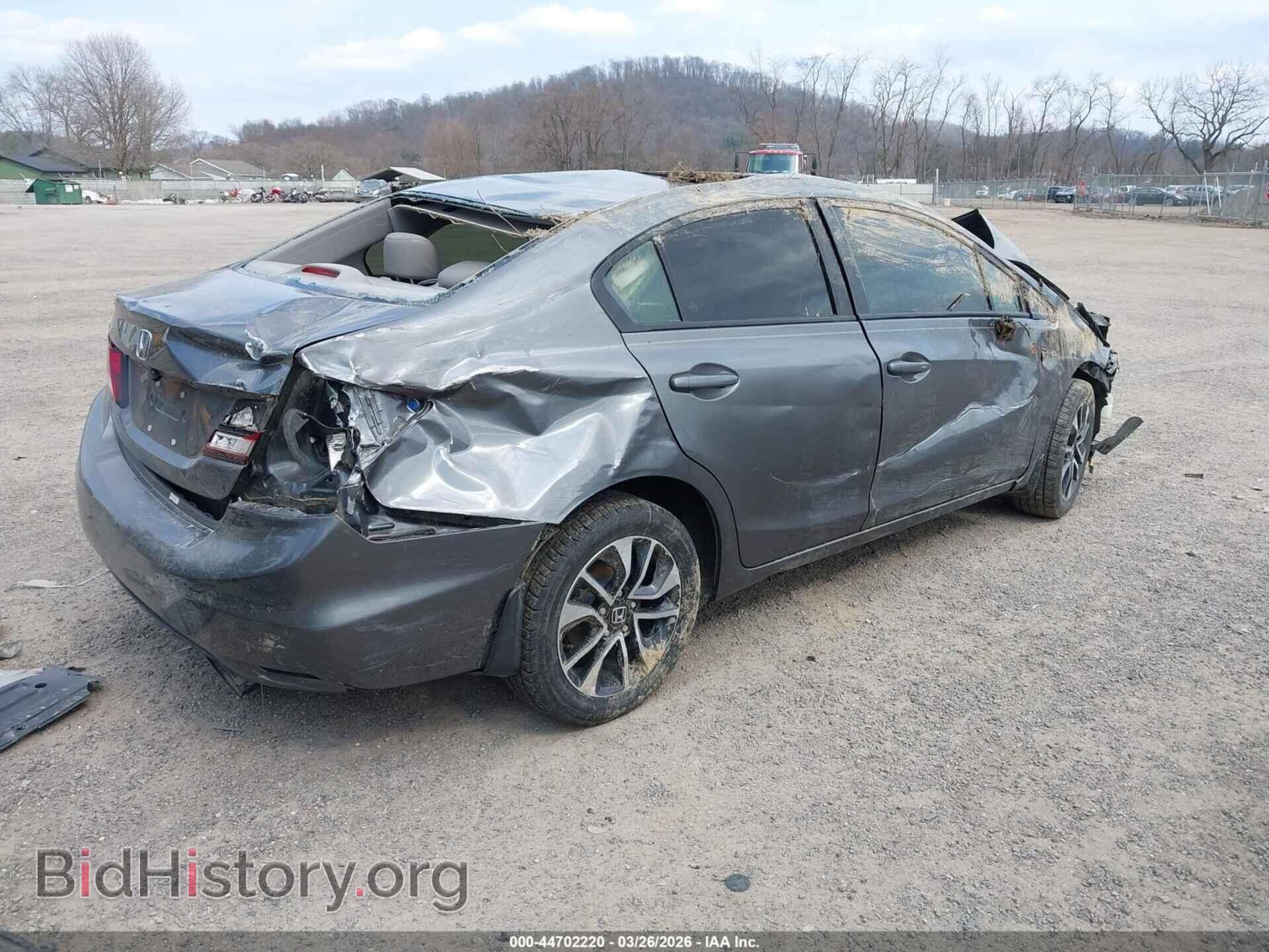 2013 HONDA CIVIC - VIN: 19XFB2F94DE054825 - Фото 4