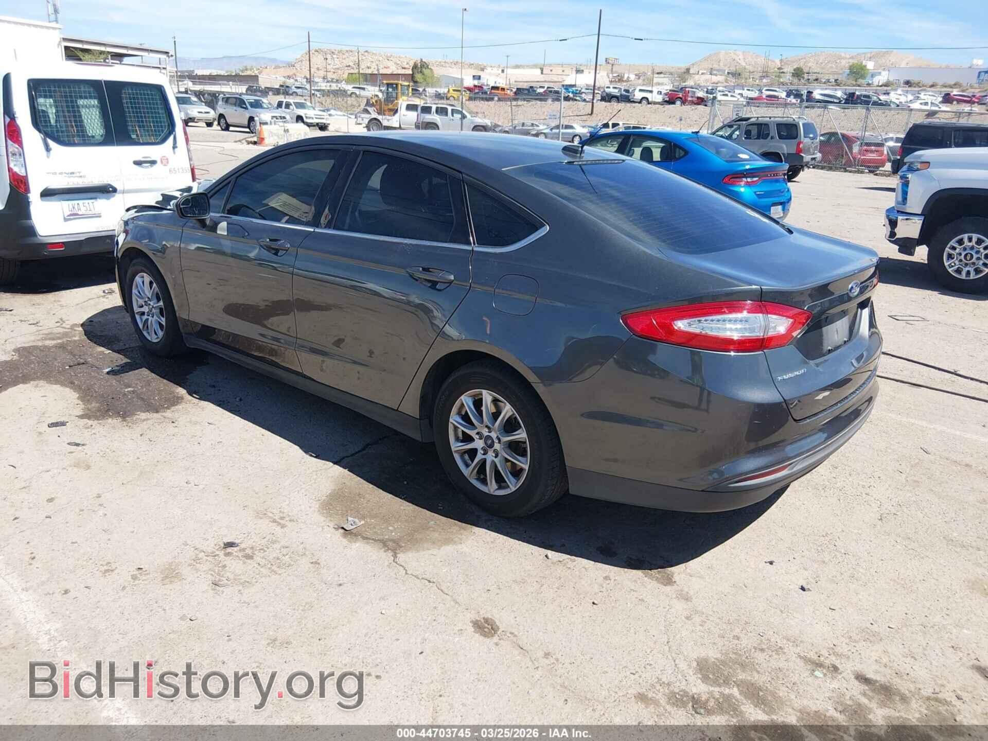 2016 FORD FUSION - VIN: 3FA6P0G7XGR114726 - Фото 3
