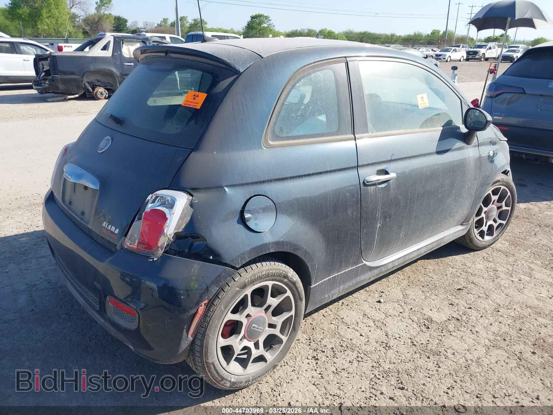 2015 FIAT 500 - VIN: 3C3CFFBR5FT582204 - Фото 4