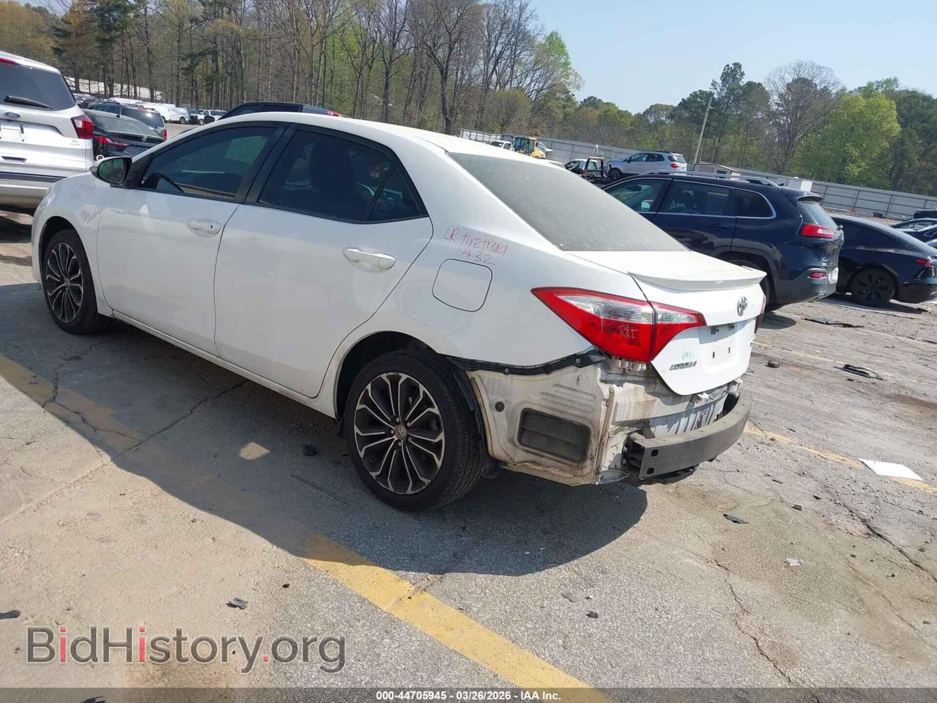 2015 TOYOTA COROLLA - VIN: 5YFBURHE3FP191154 - Фото 3