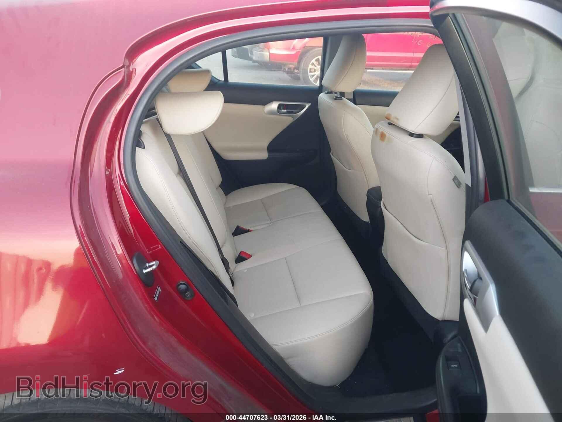 2011 LEXUS CT 200H - VIN: JTHKD5BH2B2018566 - Фото 8
