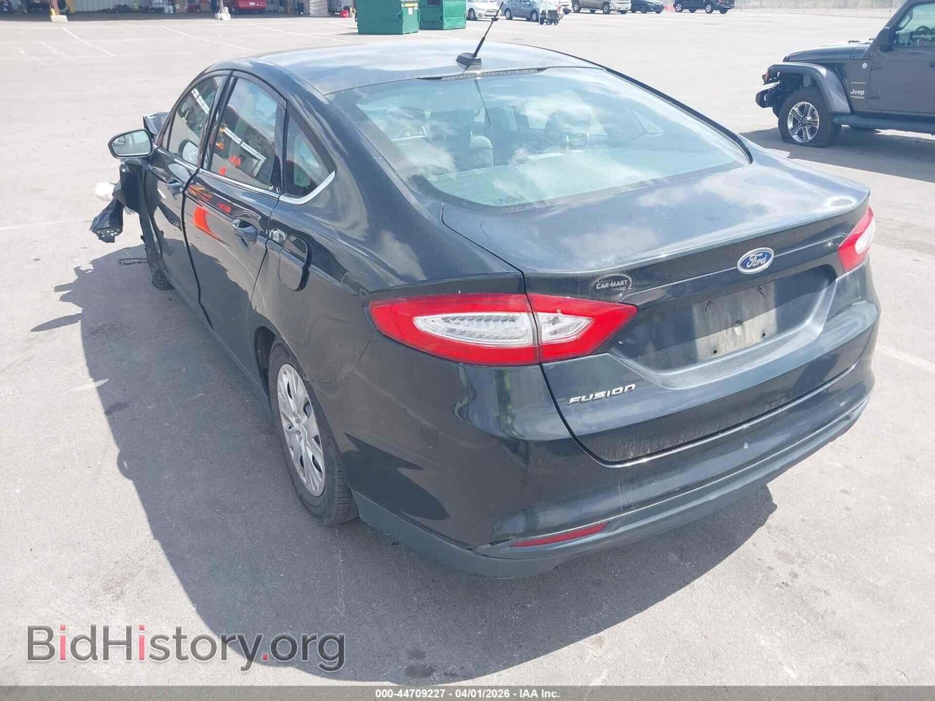 2013 FORD FUSION - VIN: 3FA6P0G75DR201185 - Фото 3