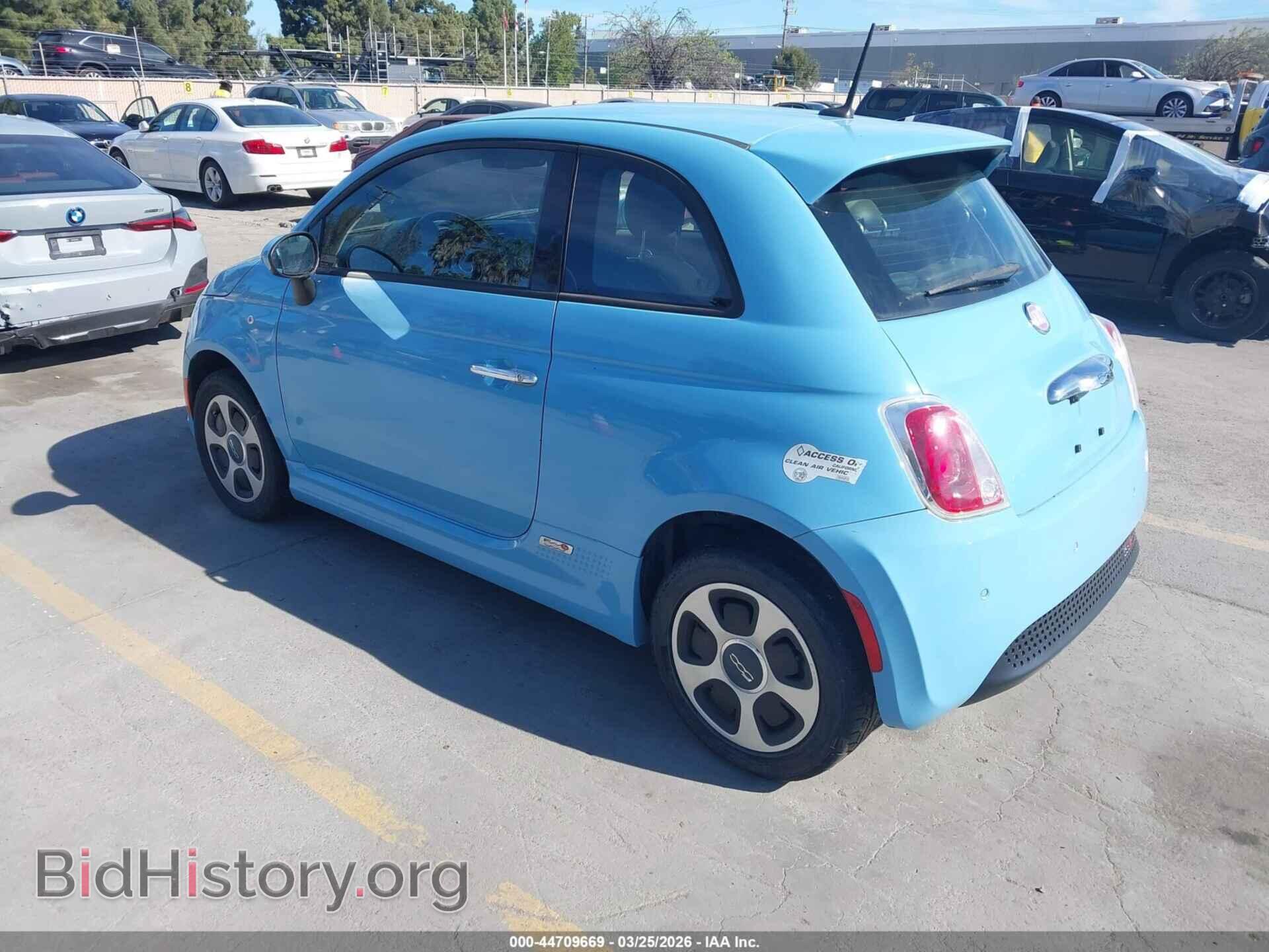 2015 FIAT 500E - VIN: 3C3CFFGEXFT503194 - Фото 3