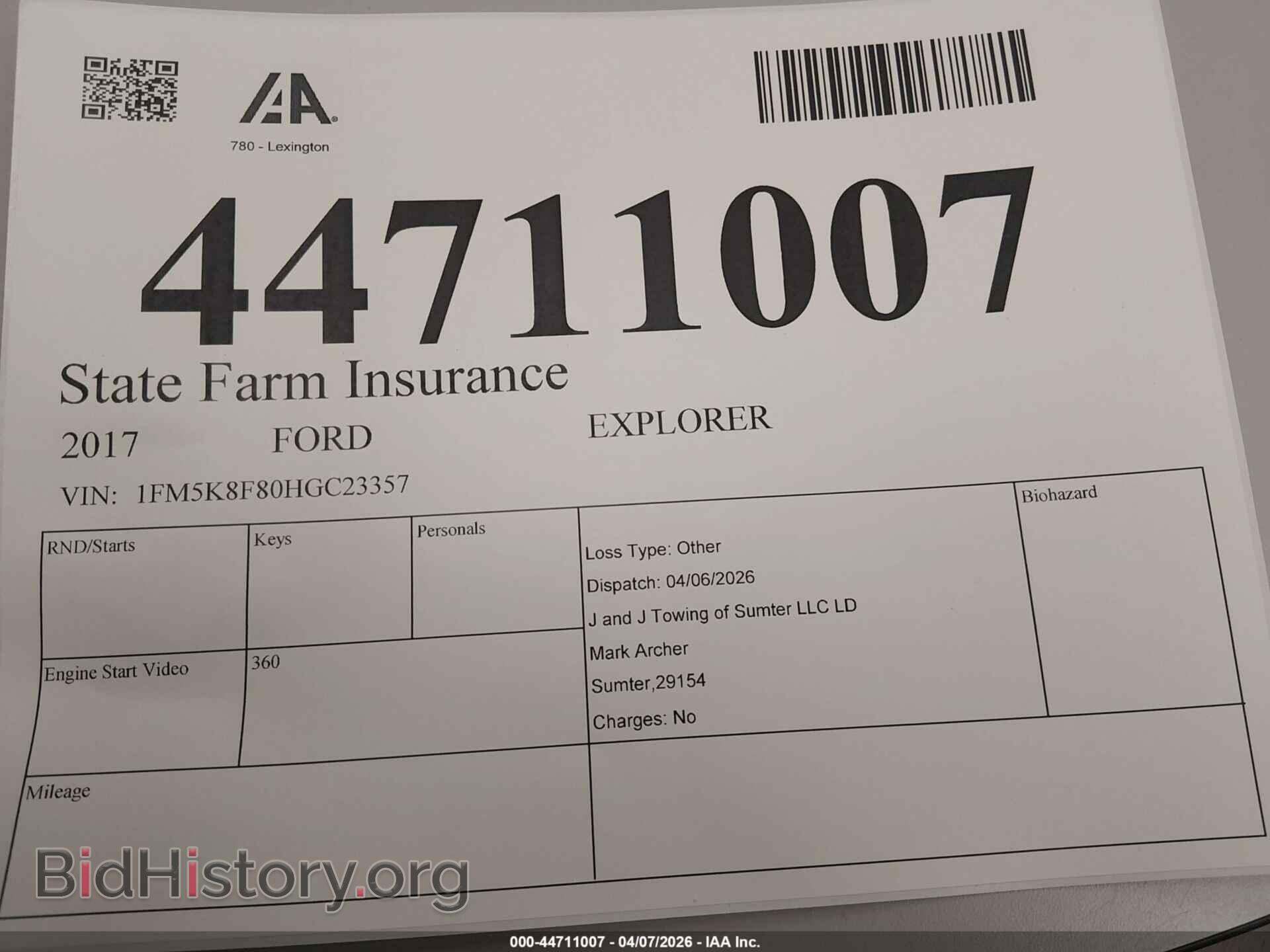 2017 FORD EXPLORER - VIN: 1FM5K8F80HGC23357 - Фото 10