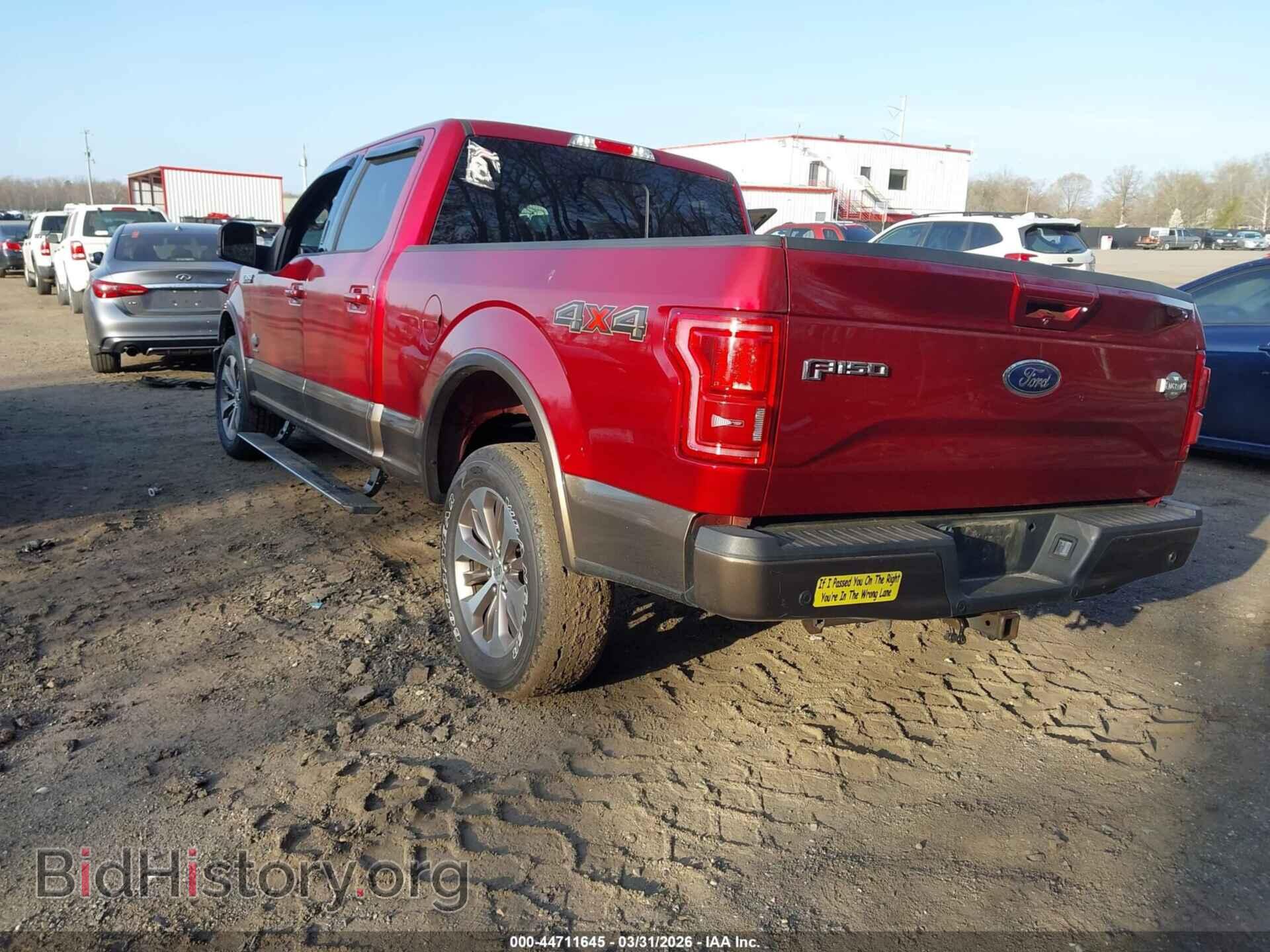 2015 FORD F-150 - VIN: 1FTFW1EG5FFC27601 - Фото 3