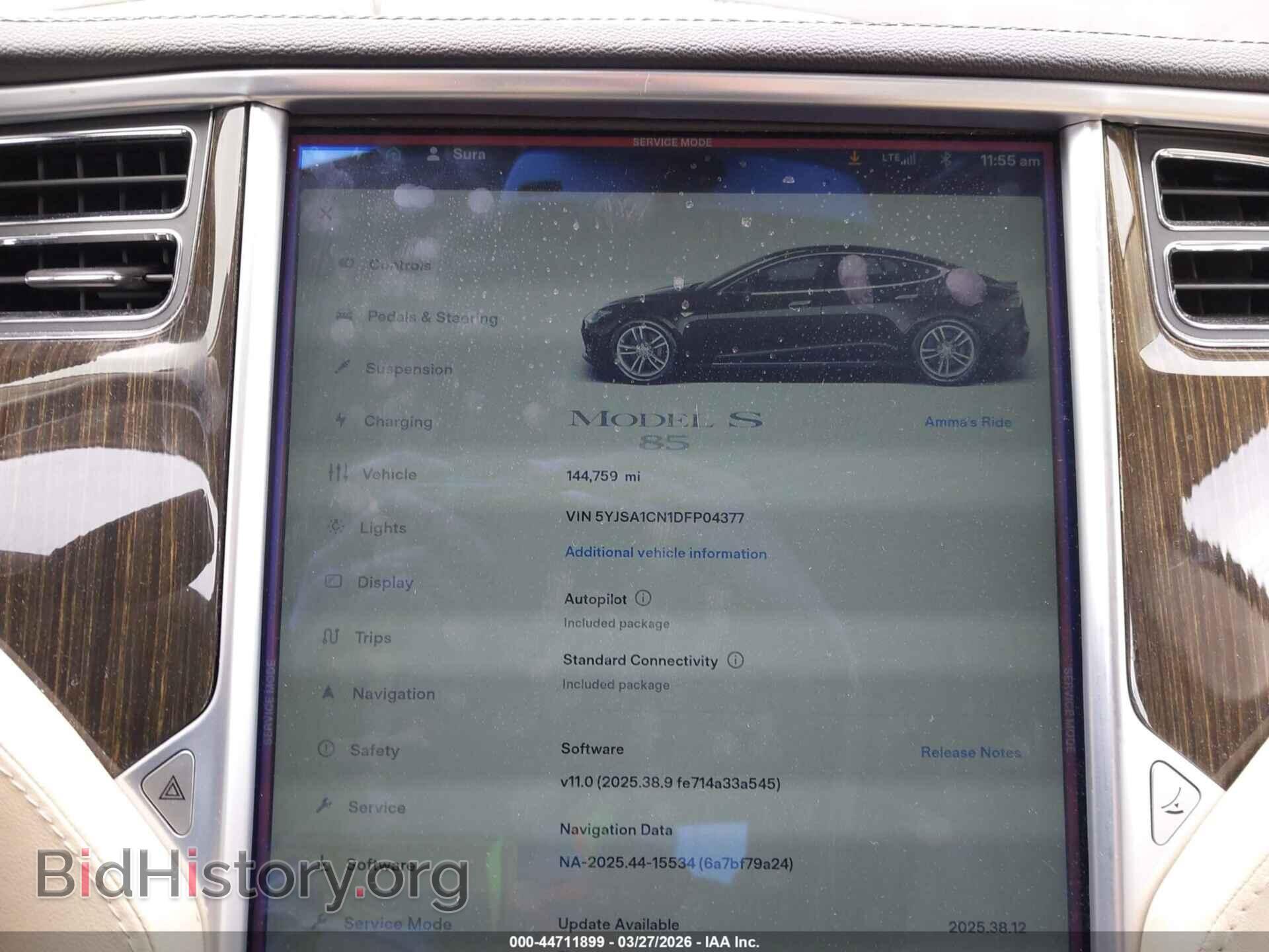 2013 TESLA MODEL S - VIN: 5YJSA1CN1DFP04377 - Photo 7