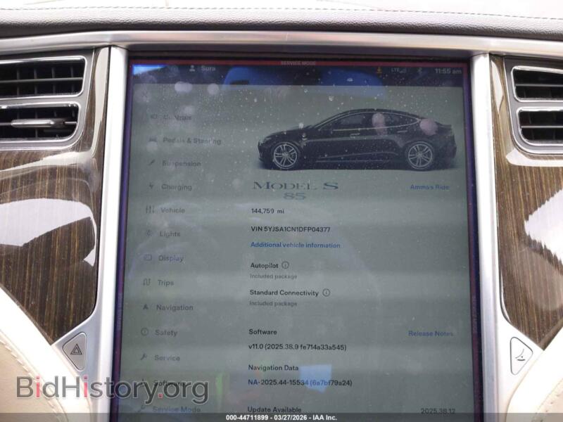 2013 Tesla MODEL S (VIN 5YJSA1CN1DFP04377) — фото 7 из 17