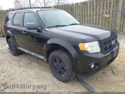 2010 Ford ESCAPE XLT, черный — VIN 1FMCU0D79AKC91656, IAAI