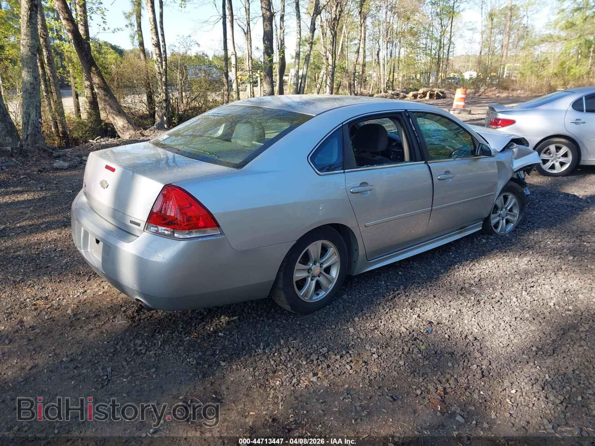 2012 CHEVROLET IMPALA - VIN: 2G1WF5E32C1327025 - Фото 4