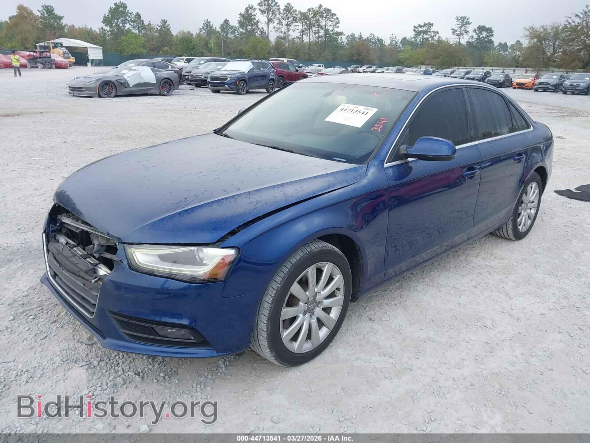 2013 AUDI A4 - VIN: WAUAFAFL5DN022334 - Photo 2