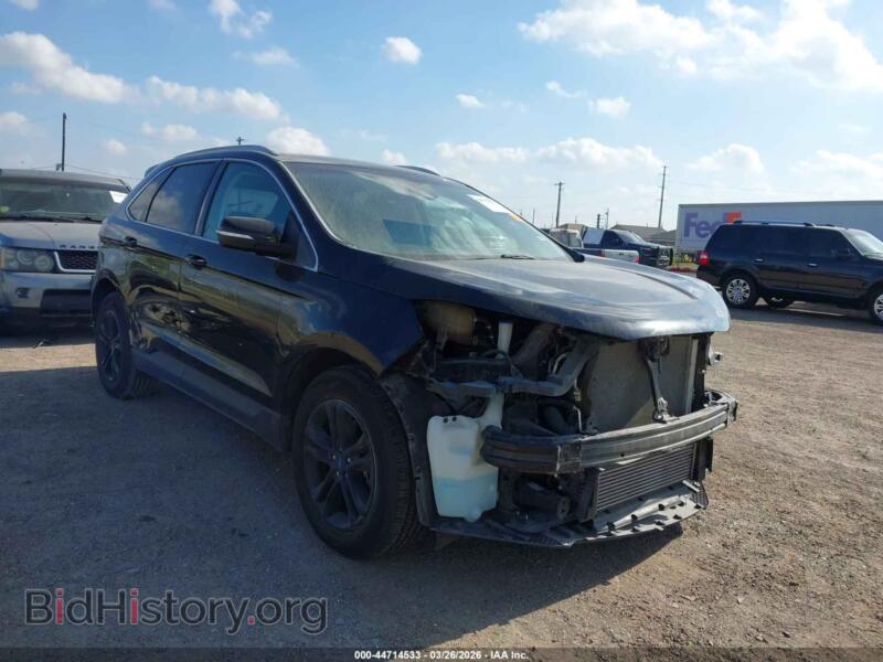 2019 Ford EDGE SEL (VIN 2FMPK3J92KBB80375) — фото 1 из 17, IAAI, повреждение: передняя часть