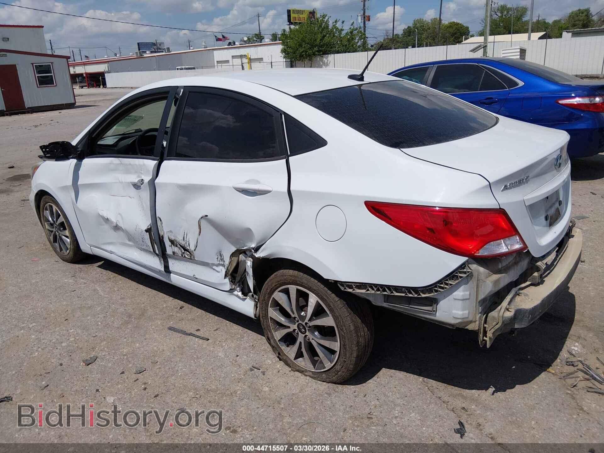 2017 HYUNDAI ACCENT - VIN: KMHCT4AE7HU372120 - Фото 3