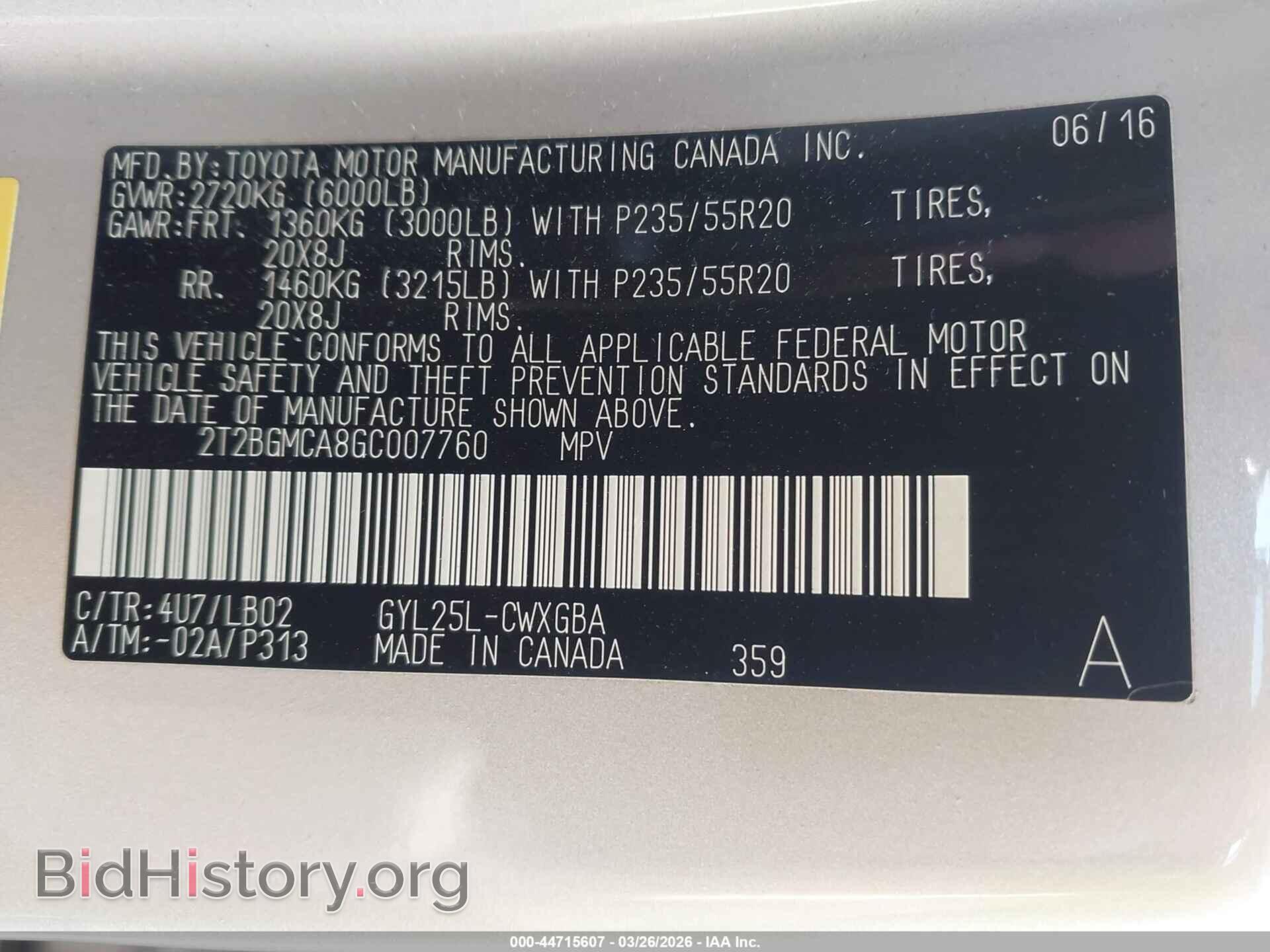 2016 LEXUS RX 450H - VIN: 2T2BGMCA8GC007760 - Photo 9