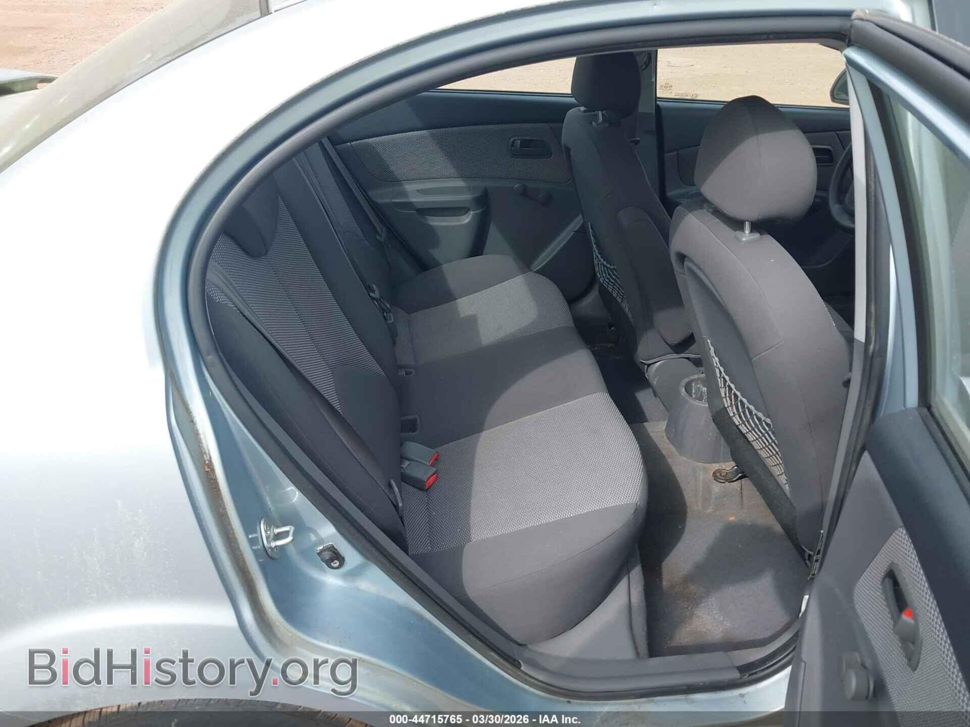 2009 KIA RIO - VIN: KNADE223196445196 - Фото 8