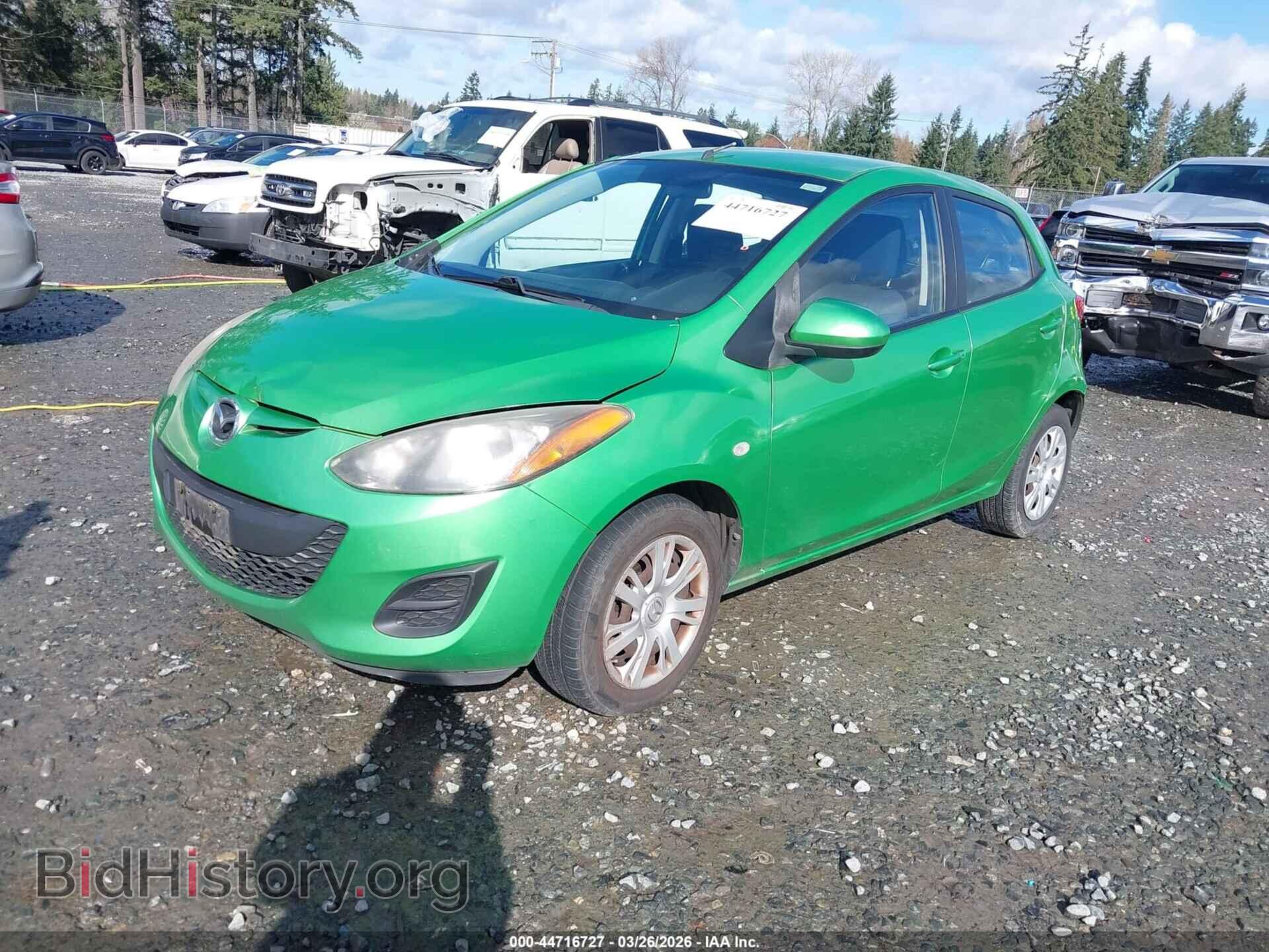 2012 MAZDA MAZDA2 - VIN: JM1DE1KZ8C0147420 - Фото 2