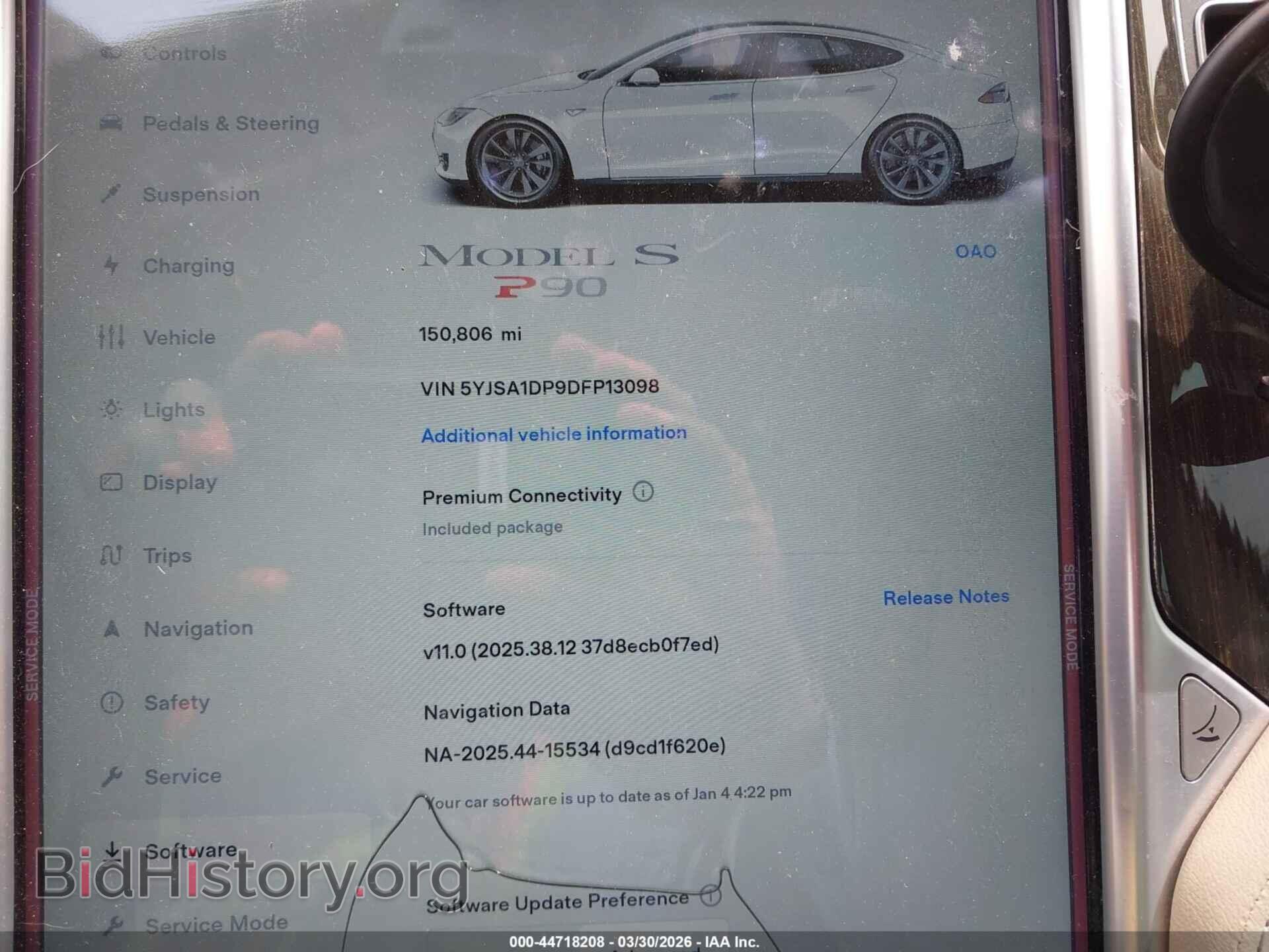 2013 TESLA MODEL S - VIN: 5YJSA1DP9DFP13098 - Фото 7